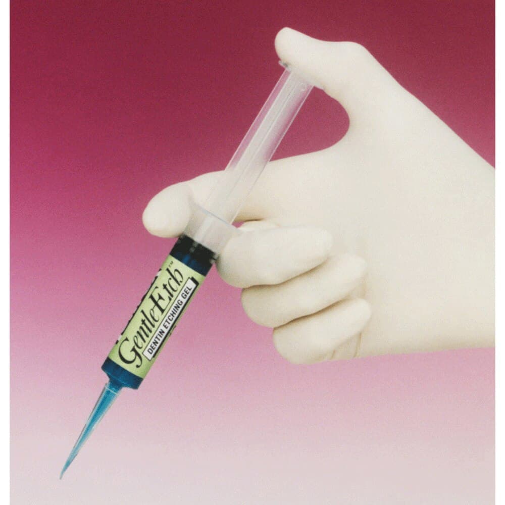 Temrex Gentle-Etch 10% Phosphoric Acid Etching Gel Syringe Kit, 12g, Blue, with 25 Disposable Tips, 7200 thumbnail 12
