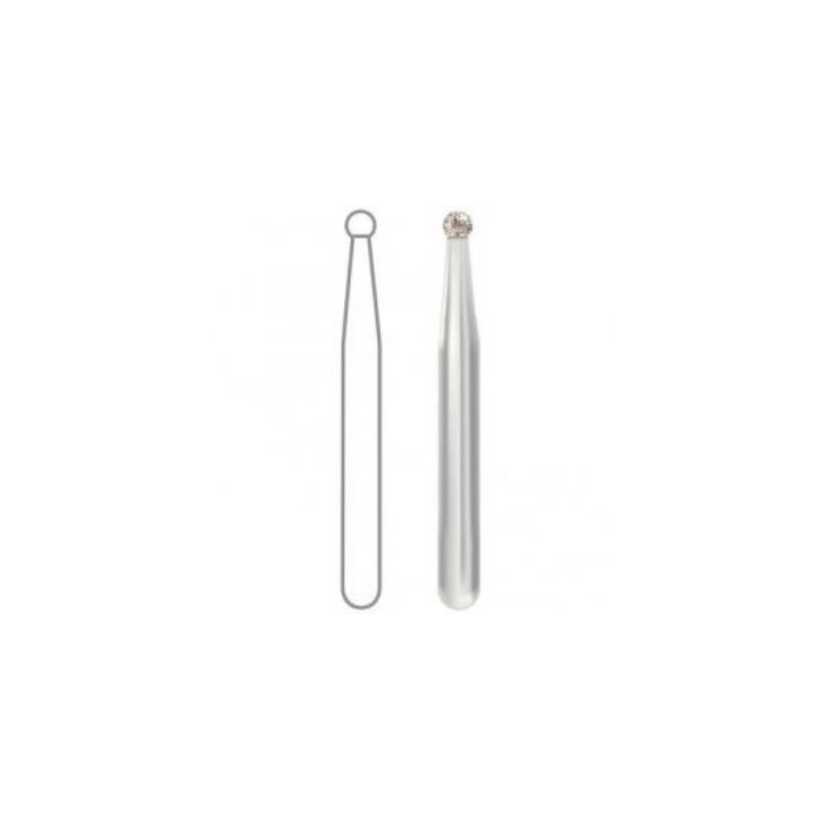 Midwest Multi-Use Diamond Bur 801-014C, FG Round, Coarse Grit, 1.4 mm Diameter, 5/Pk, 471020 thumbnail 2