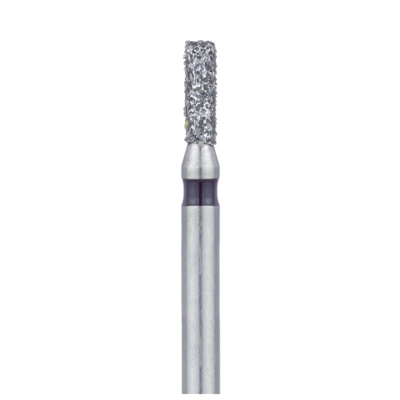 Meisinger 840H-014-FG Diamond Bur, Super Coarse, Round Edge Cylinder, 1.4 mm Head Diameter, 4.0 mm Head Length, Friction Grip, 5/Pack thumbnail 3