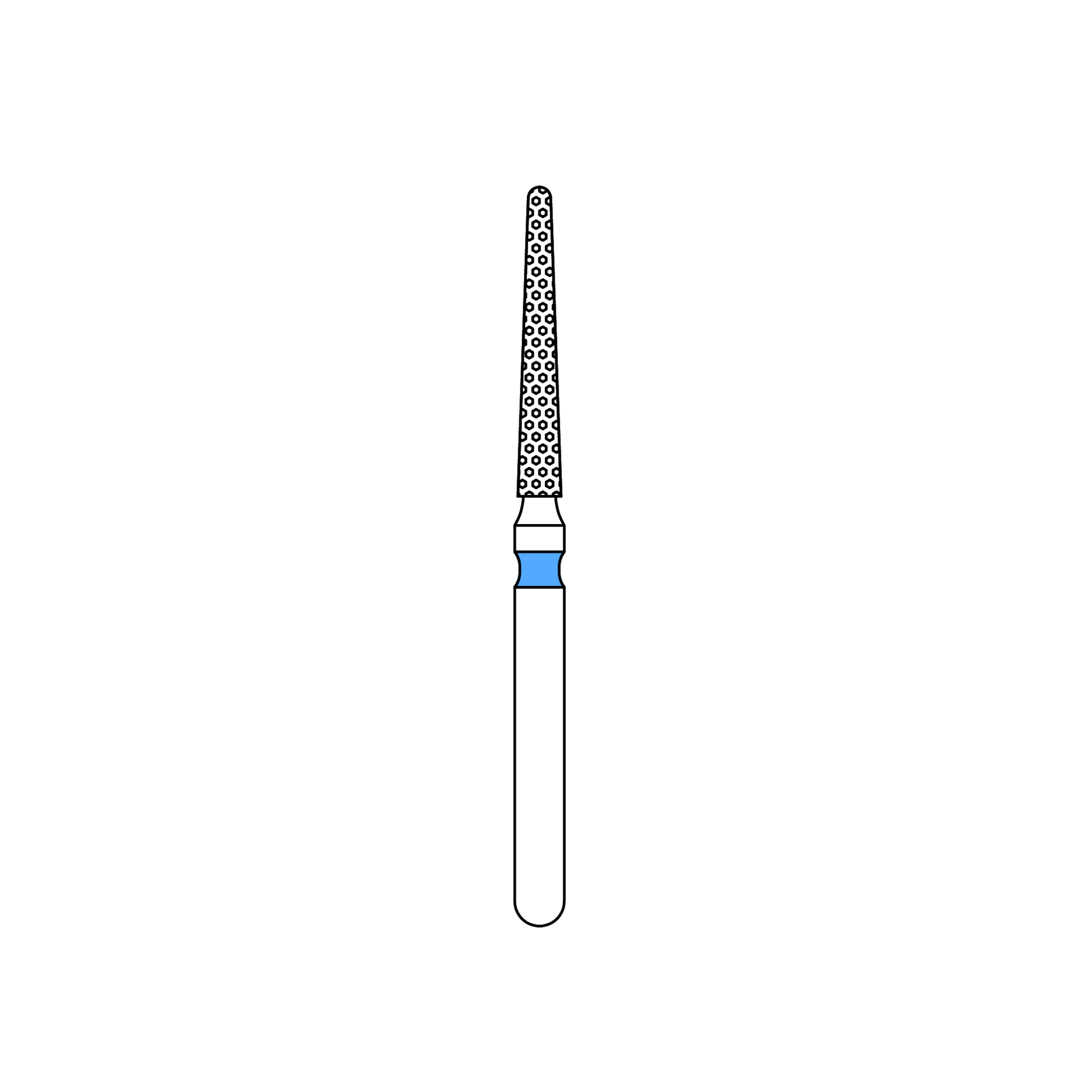 PRIVA Diamond Burs FG 850-014M, 5/Pk - PRIVA Diamond Burs FG 850-014M 5/Pk - Image 1