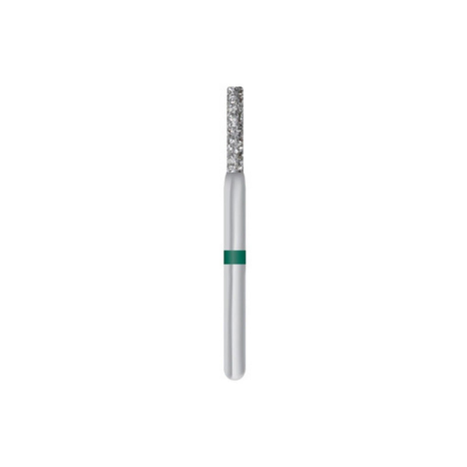 Midwest Multi-Use Diamond Bur 836-012C, Coarse Grit, Flat End Cylinder, Friction Grip, 1.2 mm Diameter, 6.0 mm Length, 5/Pk thumbnail 2
