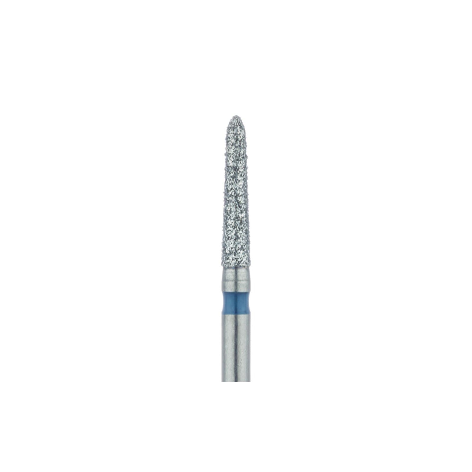 Midwest Multi-Use Diamond Bur 878K-014M, FG Short Shank, Medium Grit, Taper Modified Bevel, 1.4mm Diameter, 8.0mm Length, 5/Pk thumbnail 2