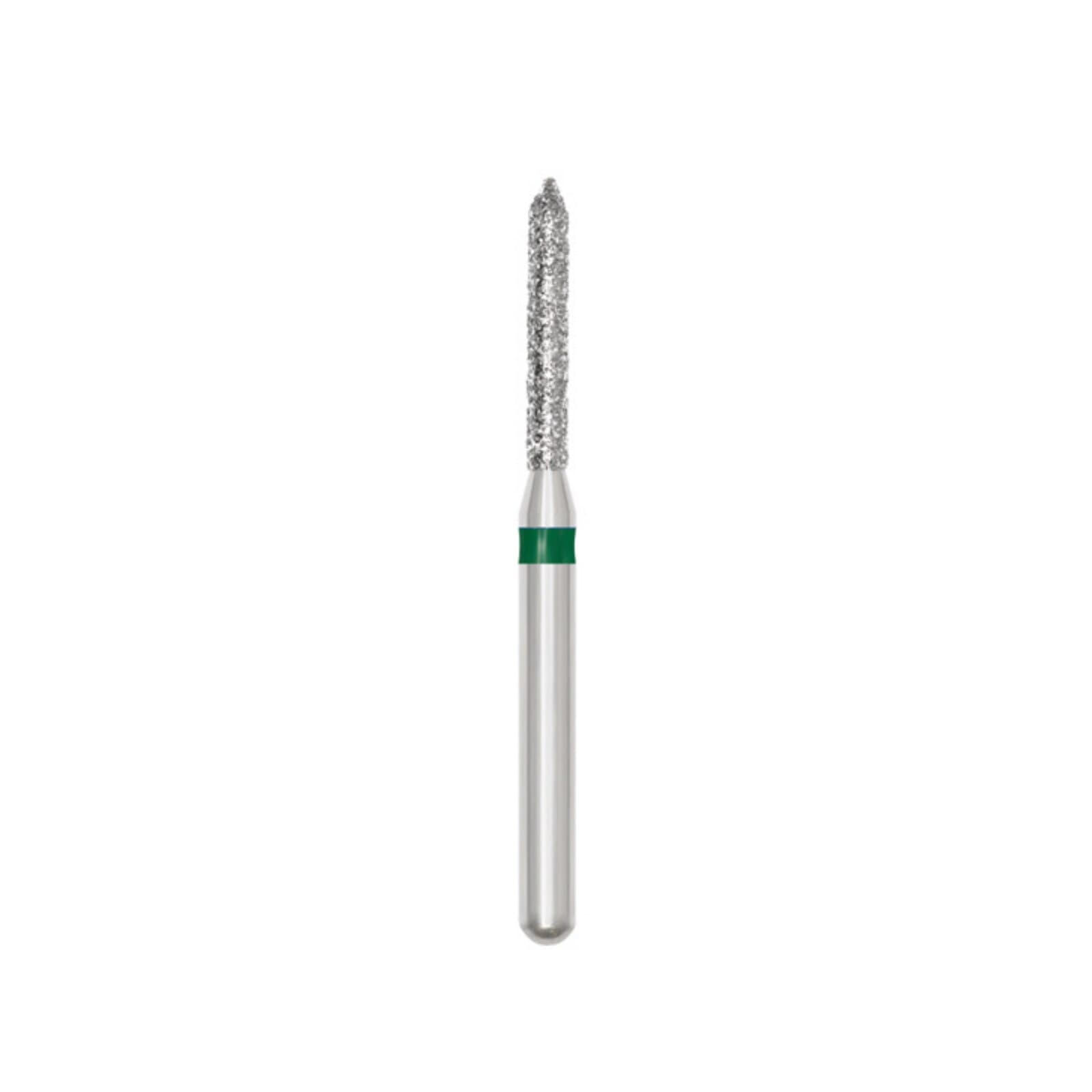 Midwest Multi-Use Diamond Bur 885-012C FG Cylinder Bevel, Coarse, 1.2mm Diameter, 8.2mm Length, 5/Pk, 471352 thumbnail 2