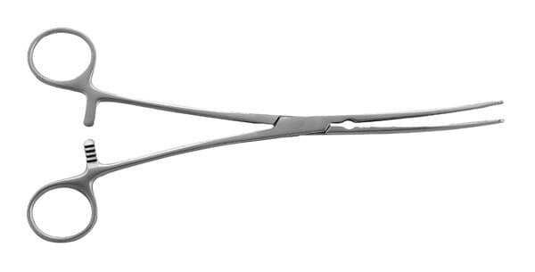 Doyen Intestinal Forcep, 9" Curved, Stainless Steel - Doyen Intestinal Forcep 9'' Curved - Image 1