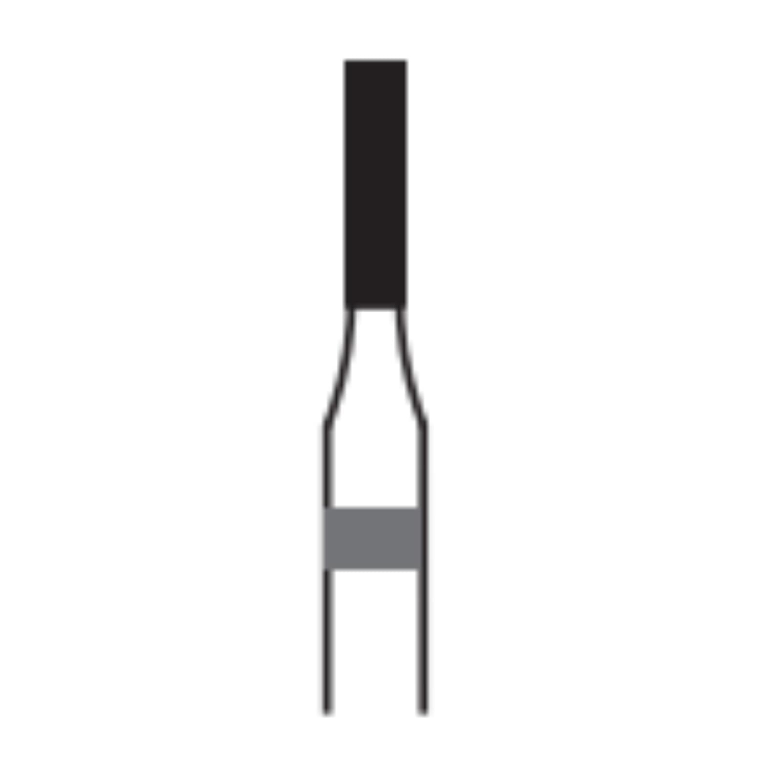 Midwest Once Single Use Diamond Bur – FG, Coarse, Cylinder Flat End, #835, 1.0 mm Diameter, 4.0 mm Length, 25/Pkg, 1835010C thumbnail 8