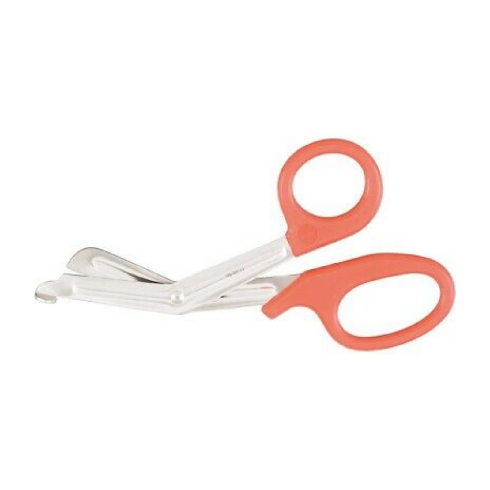 Miltex Universal Bandage Scissors, 7.5" Serrated, Red Handle - Universal Bandage Scissors 7.5" Serrated Red Handle - Image 1