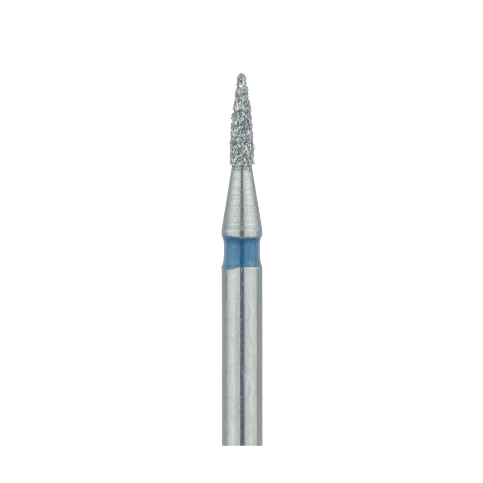 Meisinger 860-010-FG Medium Diamond Bur, Short Flame, Friction Grip, 1.0 mm Head, 5/Pack thumbnail 3