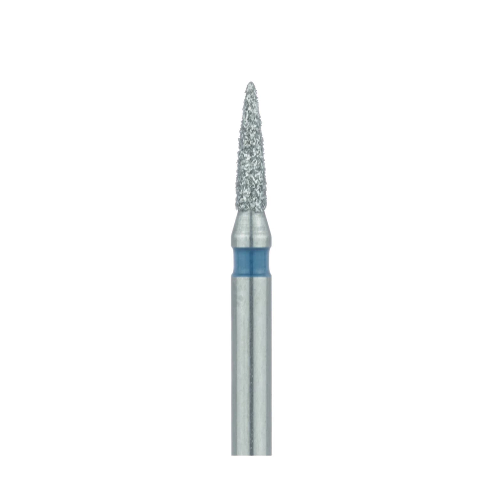 Meisinger 861-012-HP Multi-Use Diamond Bur, Flame Shape, 1.2 mm Head, Medium Grit, HP Shank, 5/Pk - Meisinger Diamonds 861-012-HP Medium 5/Pk - Image 1
