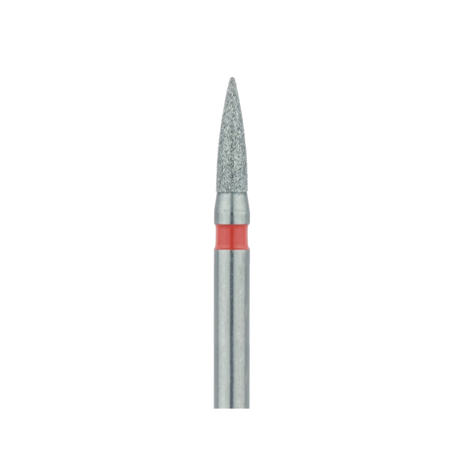 Meisinger 861F-014-FG Fine Diamond Bur, Flame Shape, Friction Grip, 1.4 mm Diameter, 5/Pack thumbnail 3