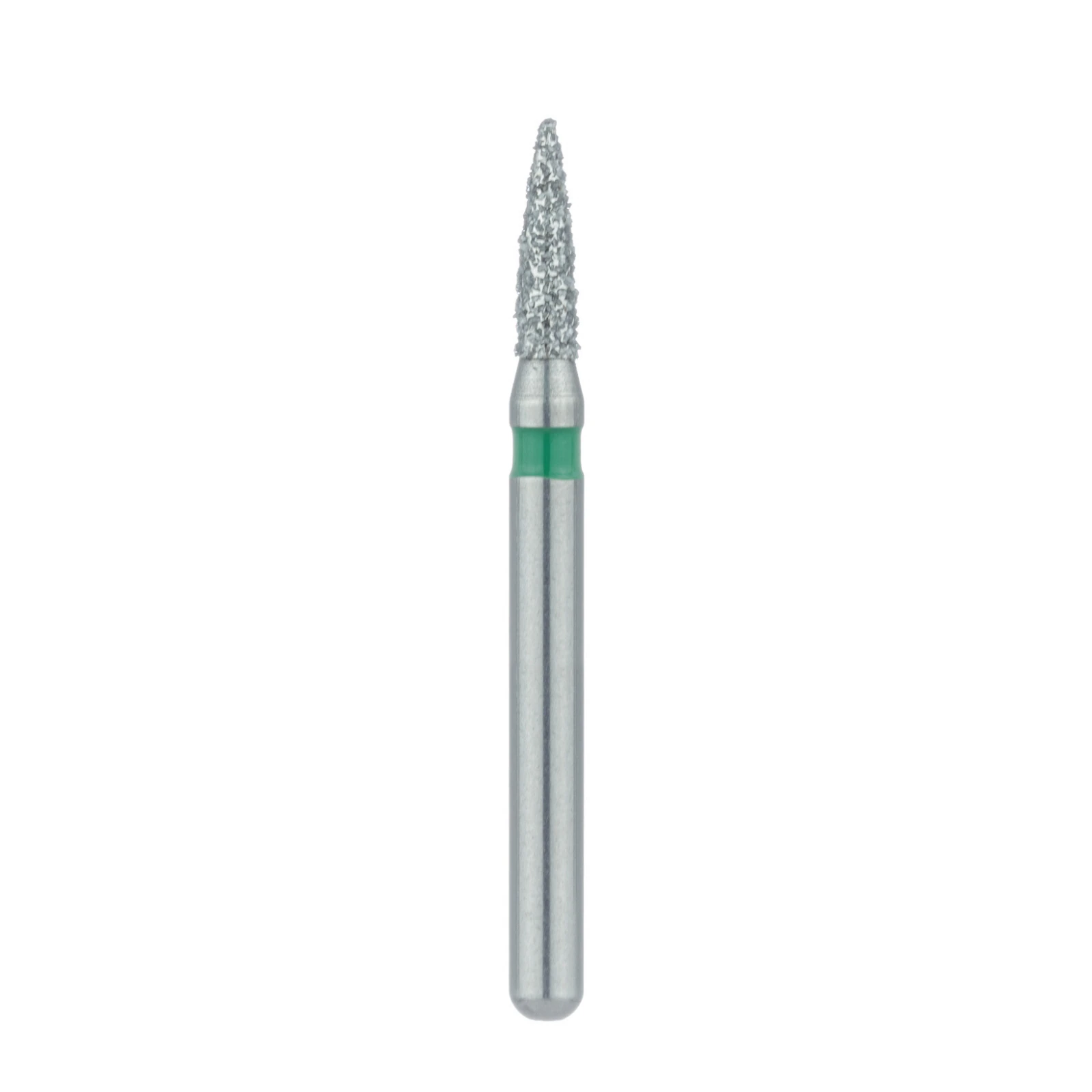 Meisinger Multi-Use Diamond Bur, FG, Flame, #861G, 1.4 mm, Coarse, Green, 5/Pk, 861G-014-FG thumbnail 4
