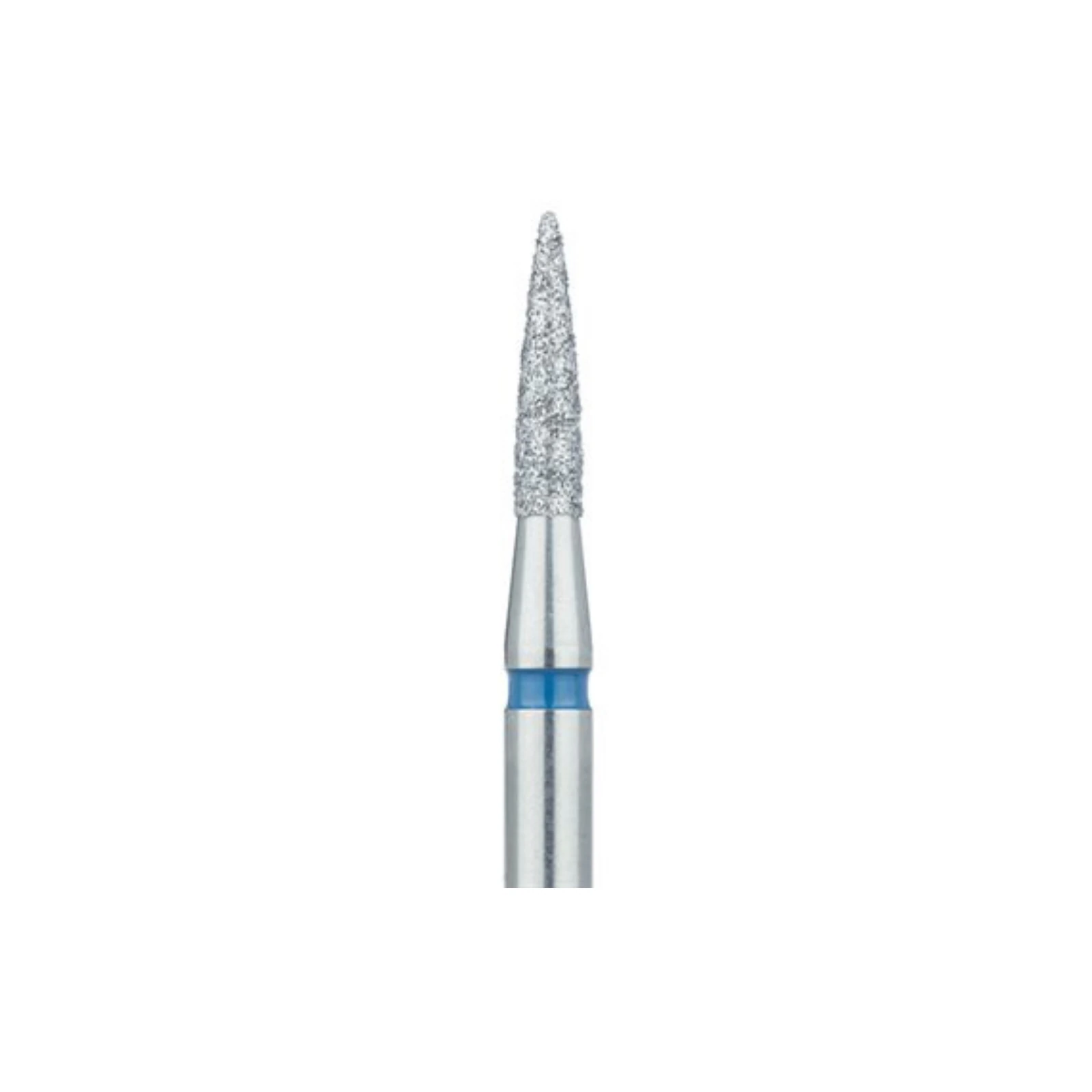 Meisinger 862-018-HP Diamond Bur, Medium Grit, Flame Shape, 1.8 mm Diameter, 5/Pack thumbnail 3
