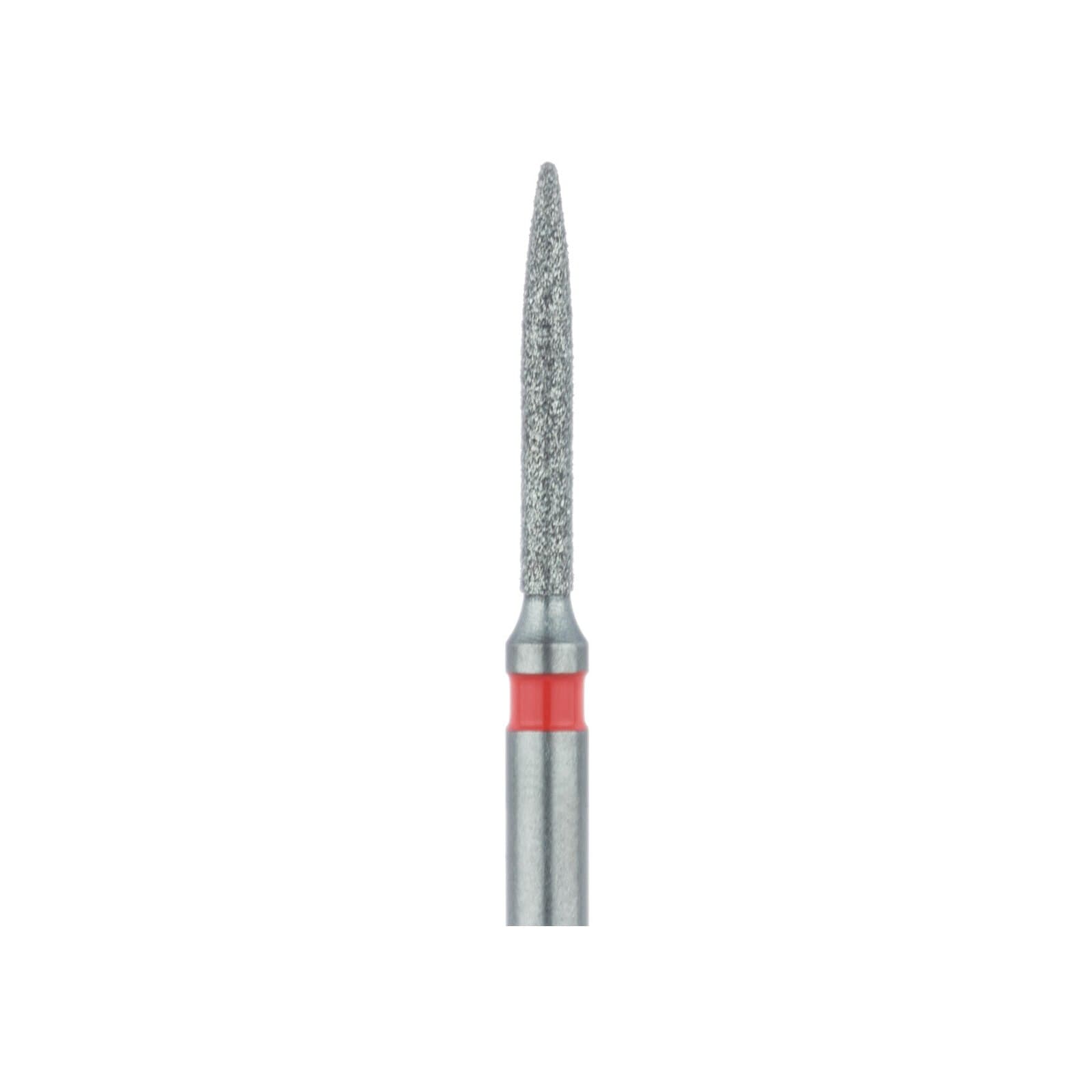 Meisinger 862F-010-FG Fine Diamond Bur, Flame Shape, Friction Grip, 1.0 mm Head, 5/Pk thumbnail 3