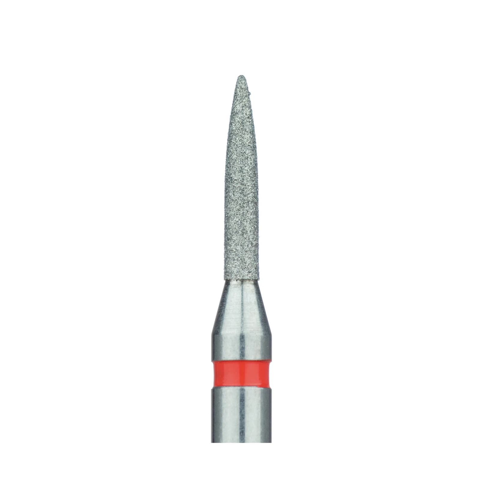 Meisinger 862F-012-RA Fine Diamond Bur, Flame Shape, 1.2 mm, Right Angle, 5/Pack thumbnail 3