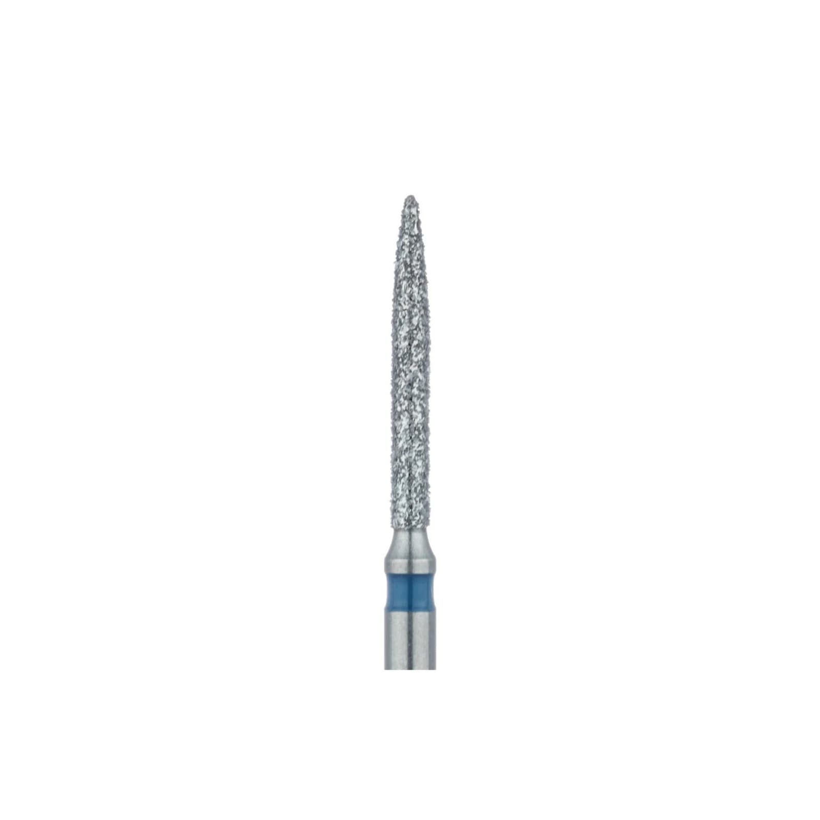 Meisinger Multi-Use Diamond Bur, HP, Long Flame, #863, 1.2 mm, Medium Grit, Blue Ring, 5/Pk, 863-012-HP thumbnail 4