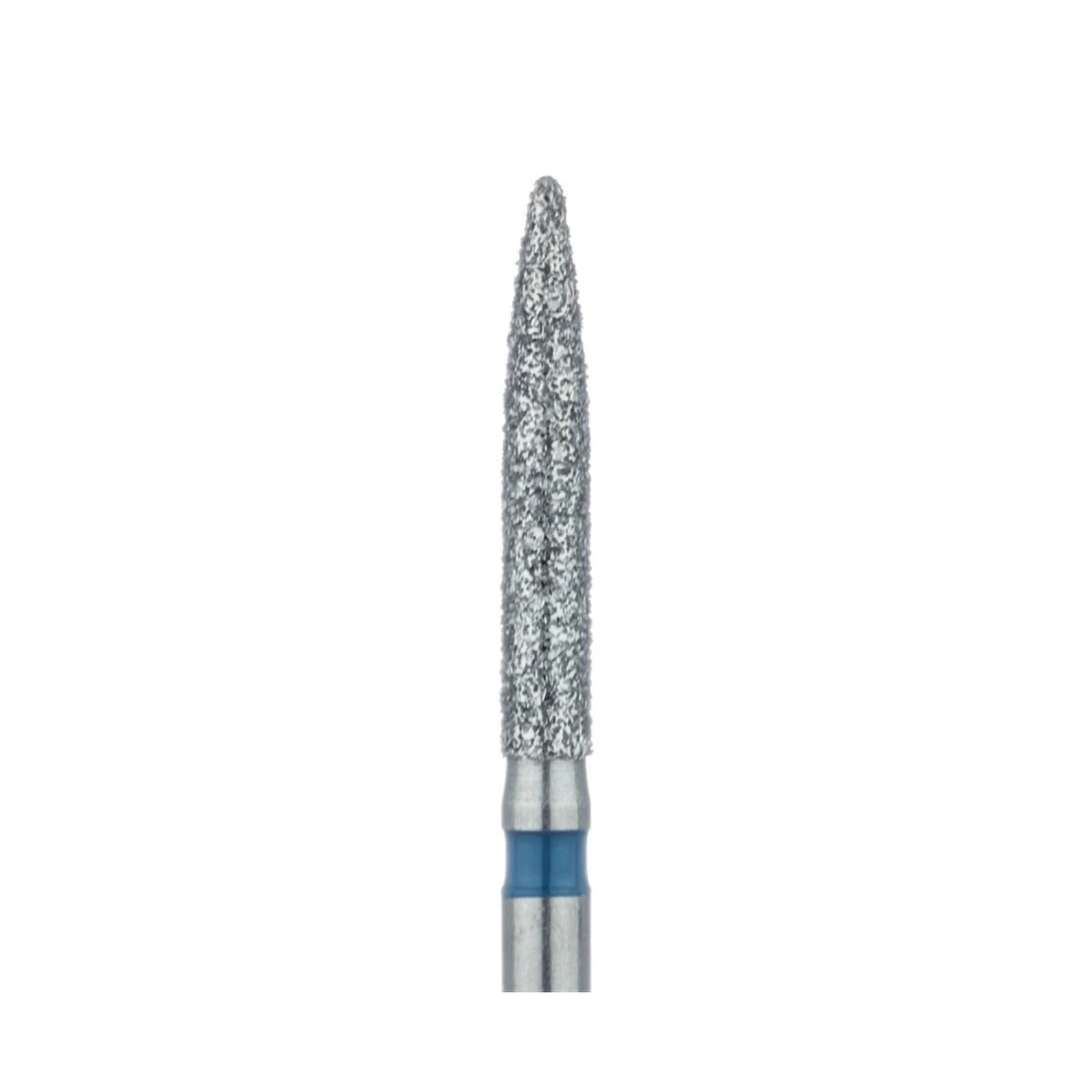 Meisinger 863-016-RA Multi-Use Diamond Bur, Medium Grit, Long Flame, 1.6 mm Head, RA Shank, 5/Pk thumbnail 3