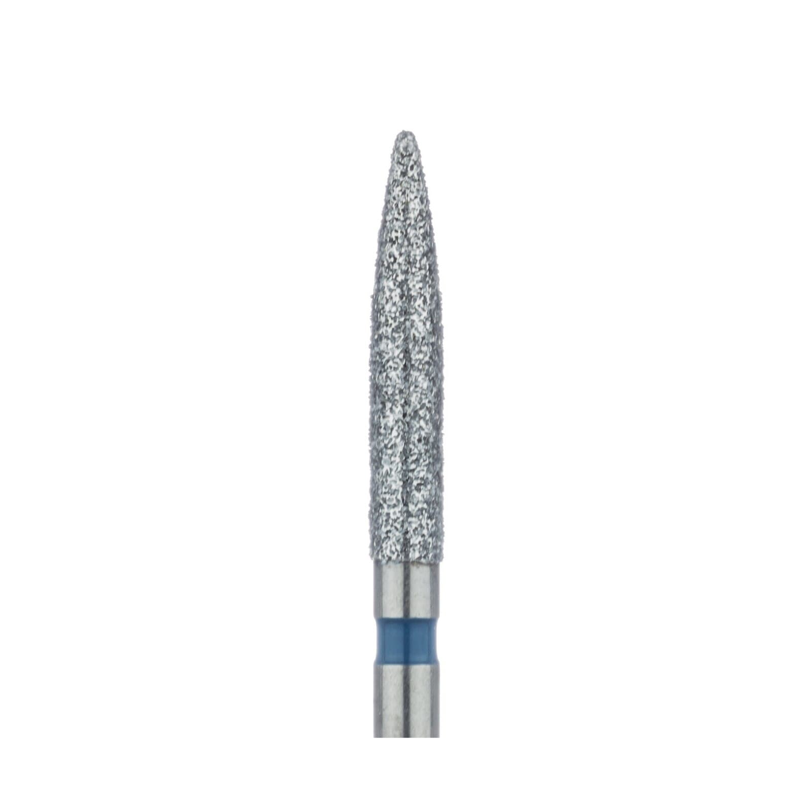 Meisinger 863-018-FG Medium Diamond Bur, Long Flame, Friction Grip, 1.8 mm Diameter, 10 mm Working Length, 5/Pack thumbnail 3