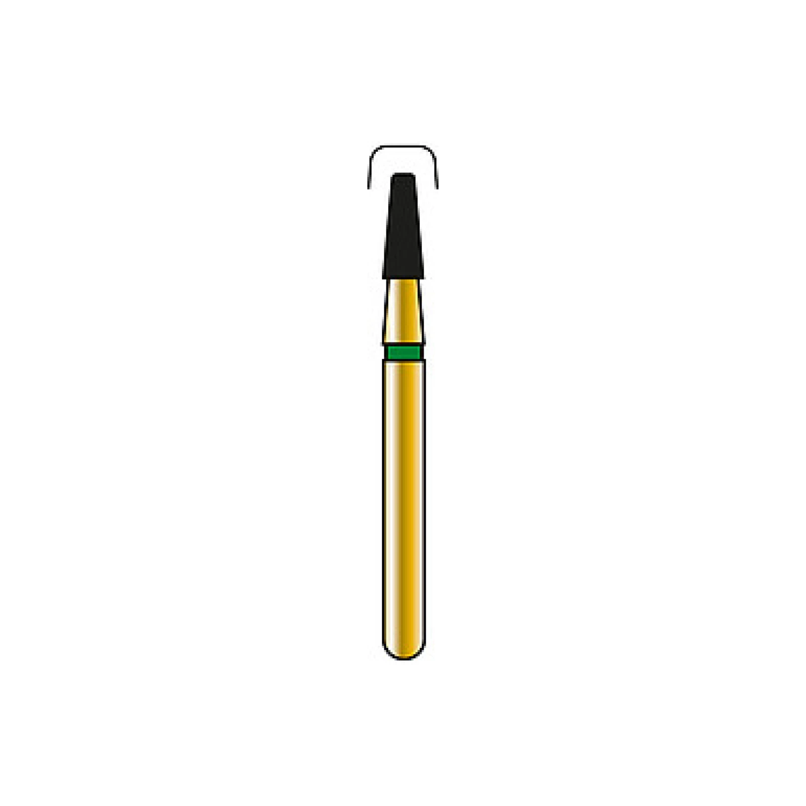 Alpen Multilayer Diamond FG 845R-016, Coarse Grit, Modified End Taper, 5/Pk - Alpen FG #845.016 Coarse Grit, Modified End Taper. Package of 5 Burs - Image 1