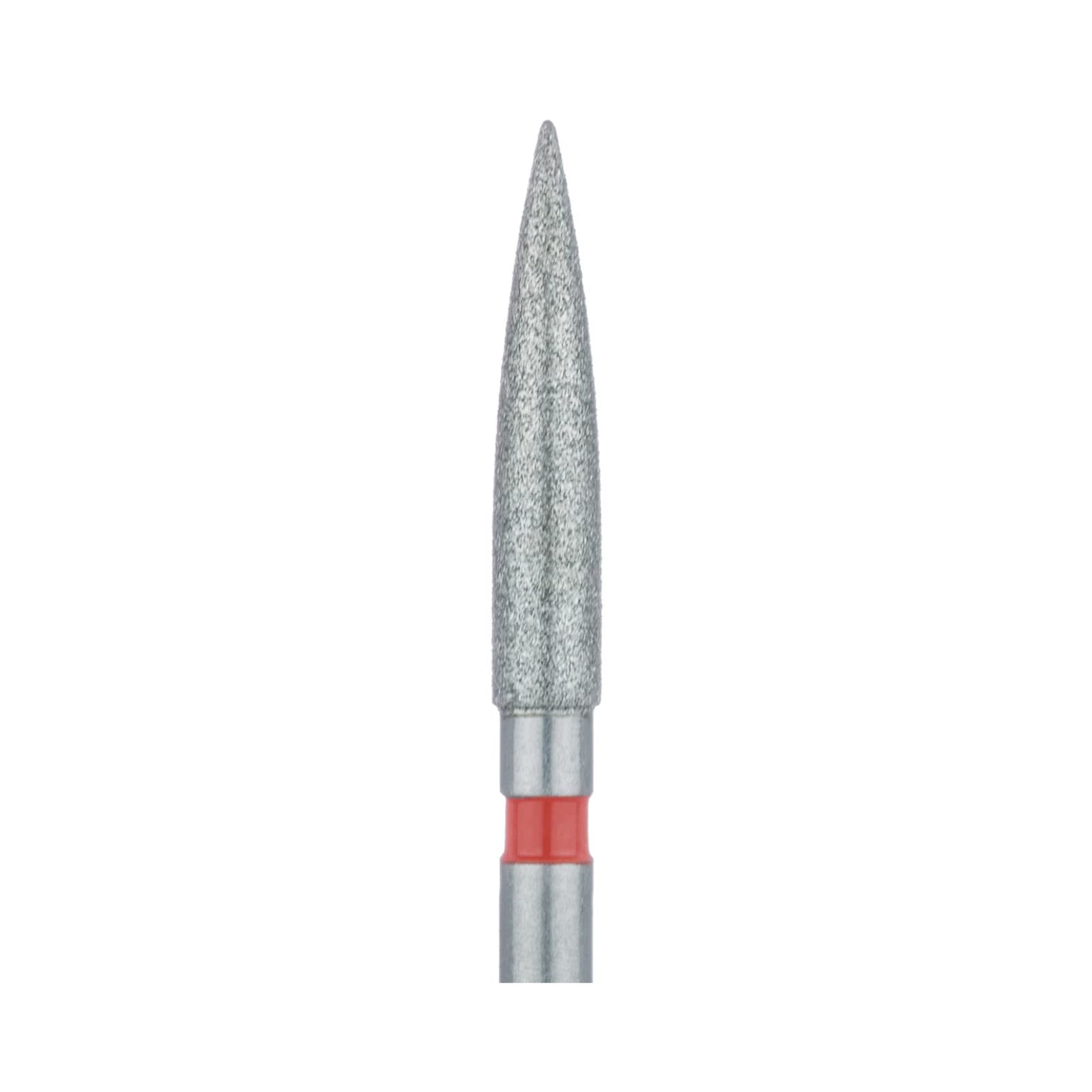 Meisinger 863F-018-FG Fine Diamond Bur, Long Flame, Friction Grip, 1.8 mm, 5/Pk thumbnail 3
