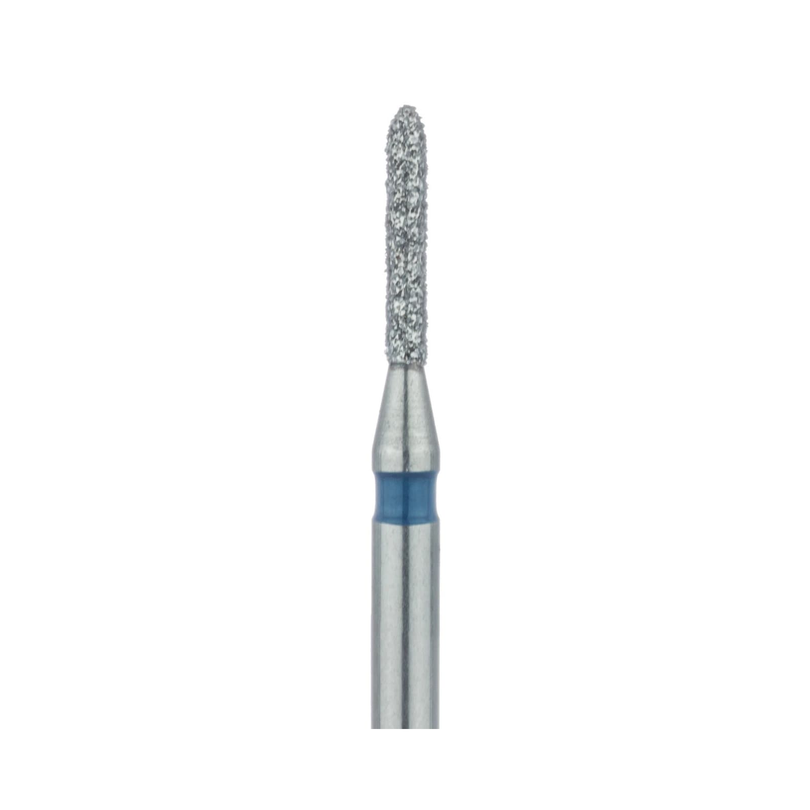 Meisinger 867-010-FG Medium Grit Diamond Bur, Torpedo/Cylinder, Bevel End, Friction Grip, 1.0 mm Head Diameter, 6.0 mm Head Length, 5/Pkg thumbnail 3