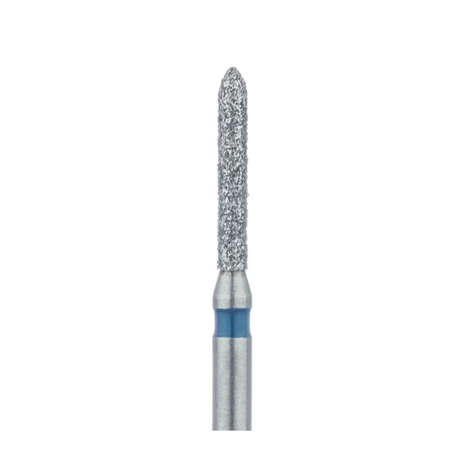 Meisinger Multi-Use Diamond Bur, FG, Long Torpedo, #868, 1.2 mm, Medium Grit, Blue Ring, 5/Pk, 868-012-FG thumbnail 4
