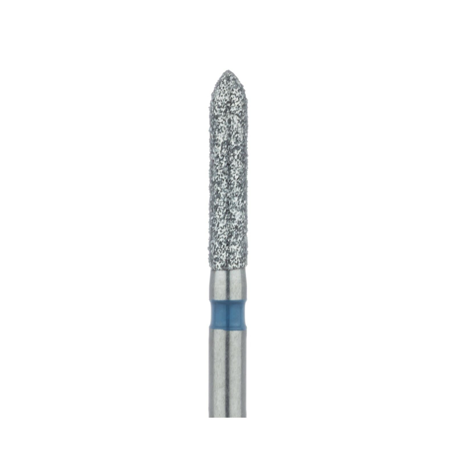 Meisinger 868-016-FG Medium Diamond Bur, Long Torpedo, Friction Grip, 1.6 mm, 5/Pk thumbnail 3