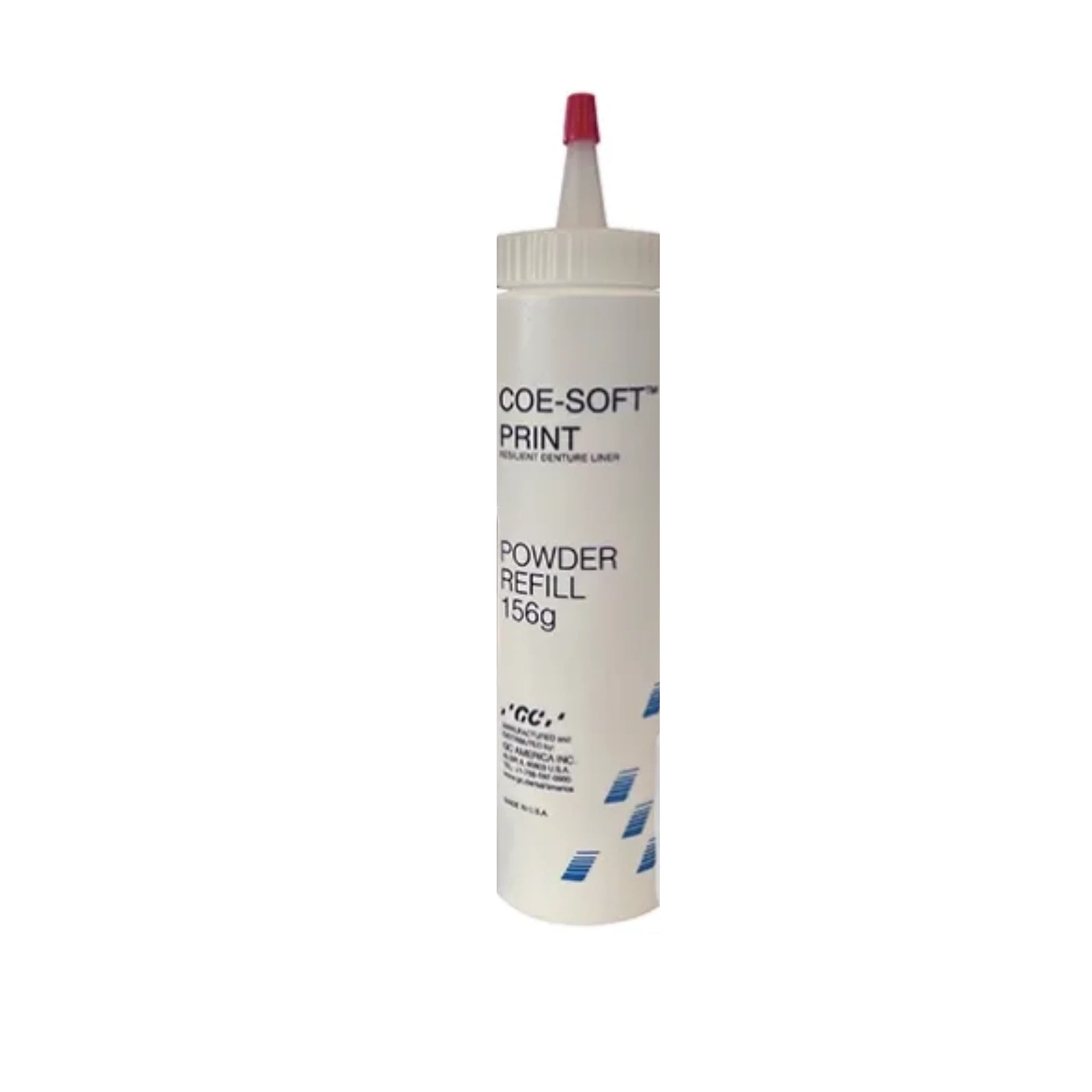 COE-SOFT PRINT Resilient Denture Reline Powder Refill, 80g, 10041723 - COE-SOFT PRINT Powder Refill 80g - Image 1
