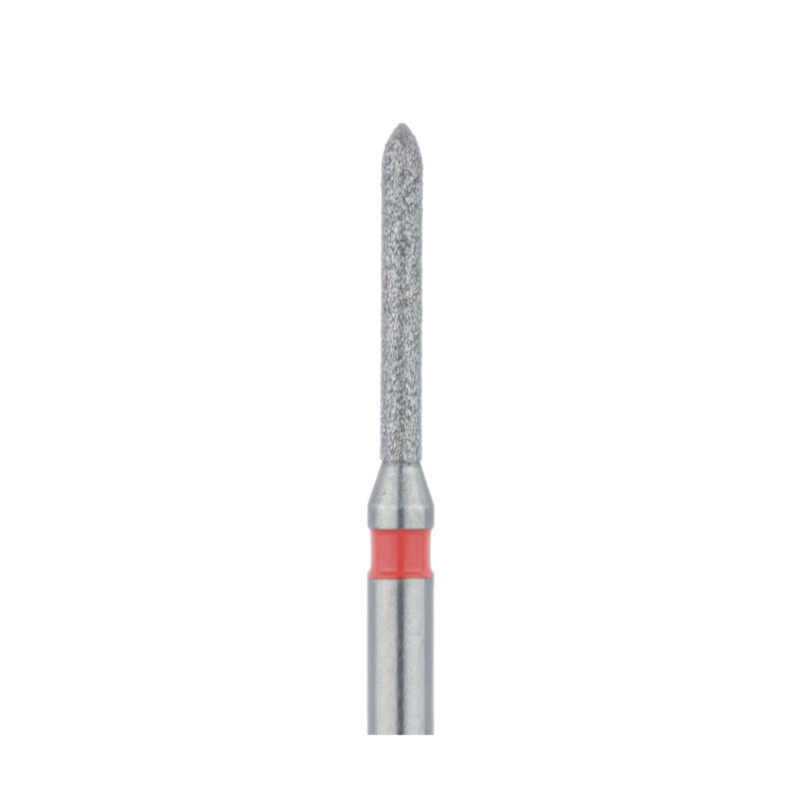 Meisinger 868F-010-FG Fine Diamond Bur, Torpedo/Cylinder, Bevel End, Friction Grip, 1.0 mm Head Diameter, 8.0 mm Head Length, 5/Pkg thumbnail 3