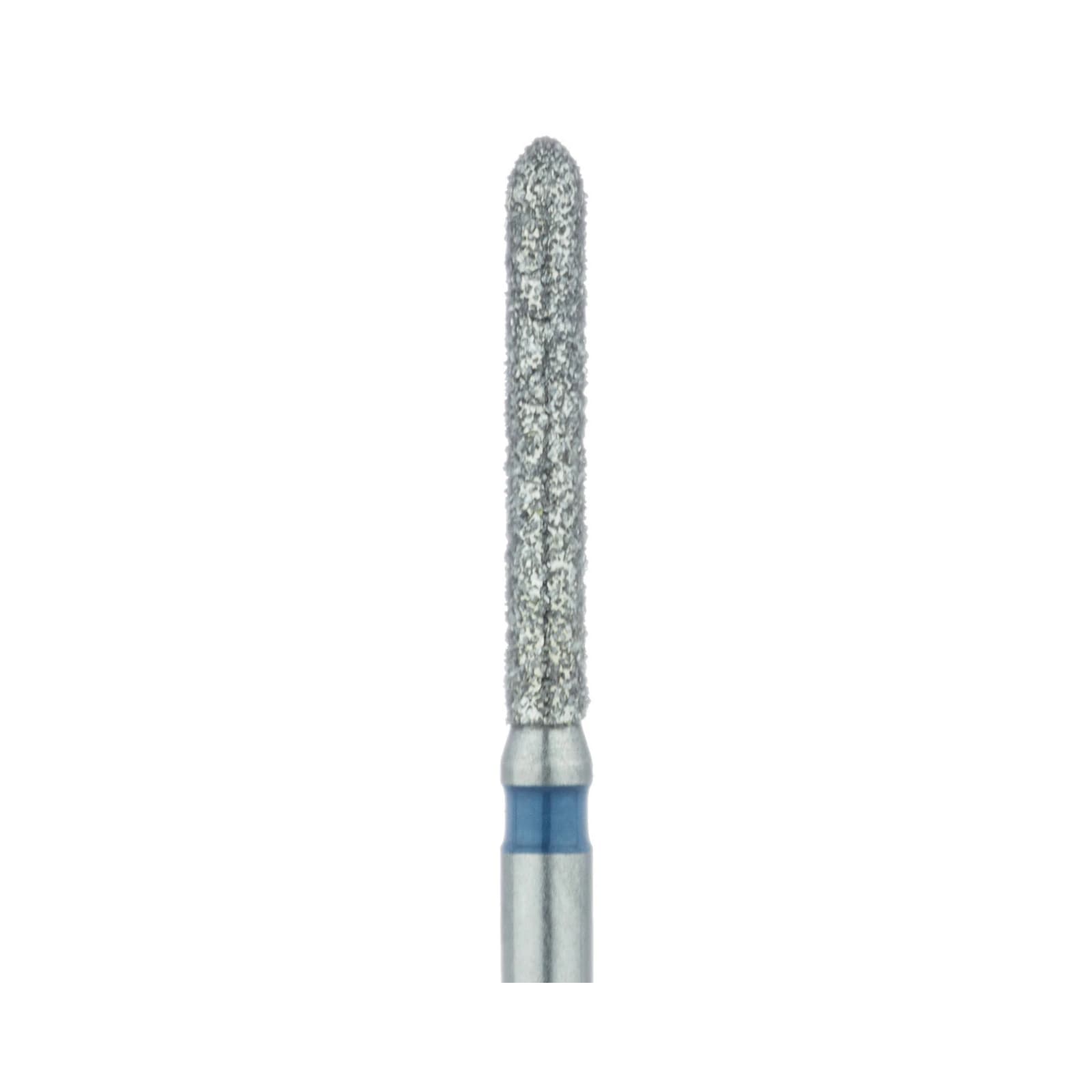 Meisinger 869-014-FG Diamond Bur, Medium Grit, Torpedo/Cylinder, Bevel End, Friction Grip, 1.4 mm Head Diameter, 10 mm Head Length, 5/Pkg thumbnail 3