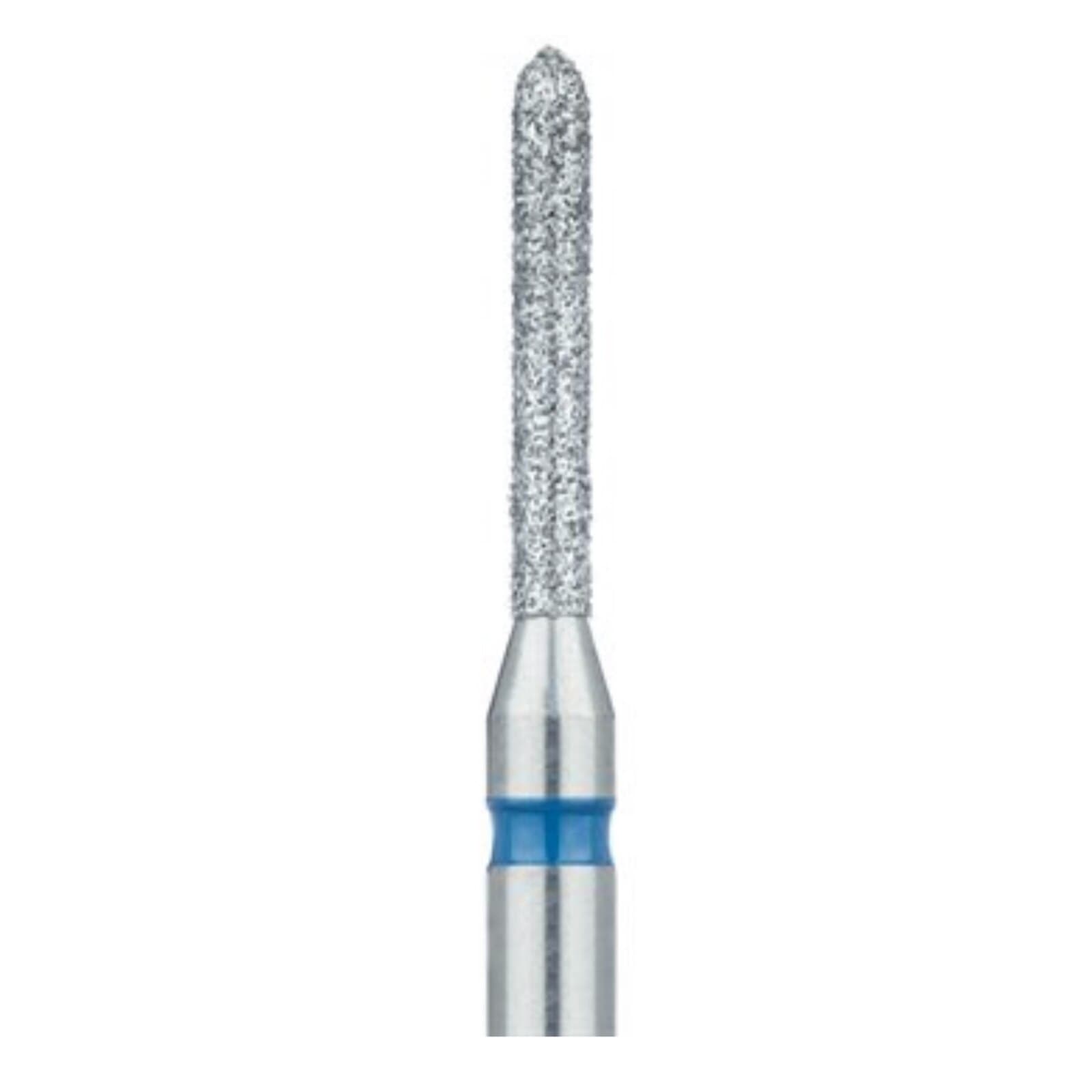 Meisinger 869-014-HP Medium Diamond Bur, Long Torpedo, HP Shank, 1.4 mm Diameter, 10 mm Working Length, 5/Pack thumbnail 3
