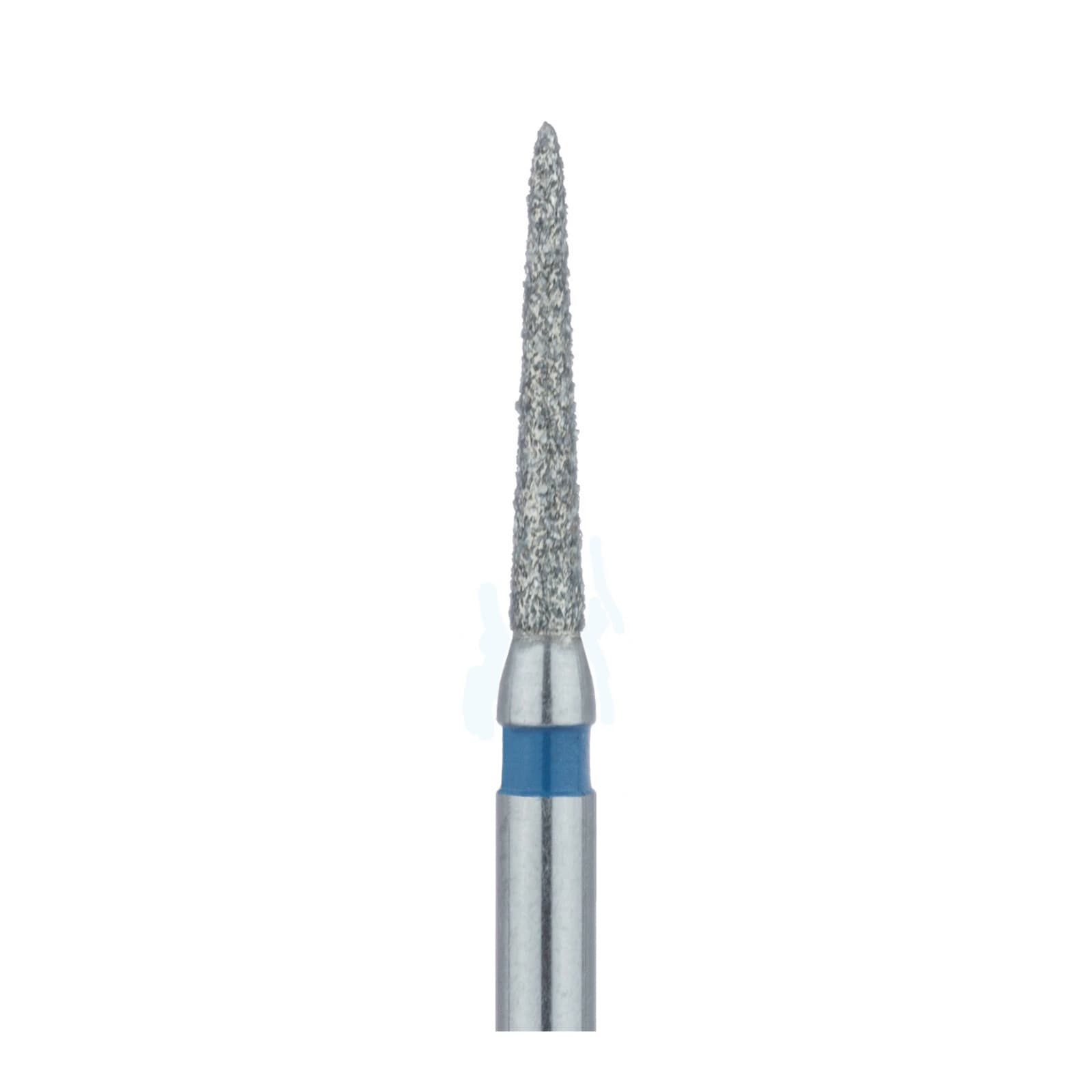 Meisinger Multi-Use Diamond Bur, FG, Modified Chamfer Torpedo, #872, 1.2 mm, Medium Grit, Blue, 5/Pk, 872-012-FG thumbnail 4