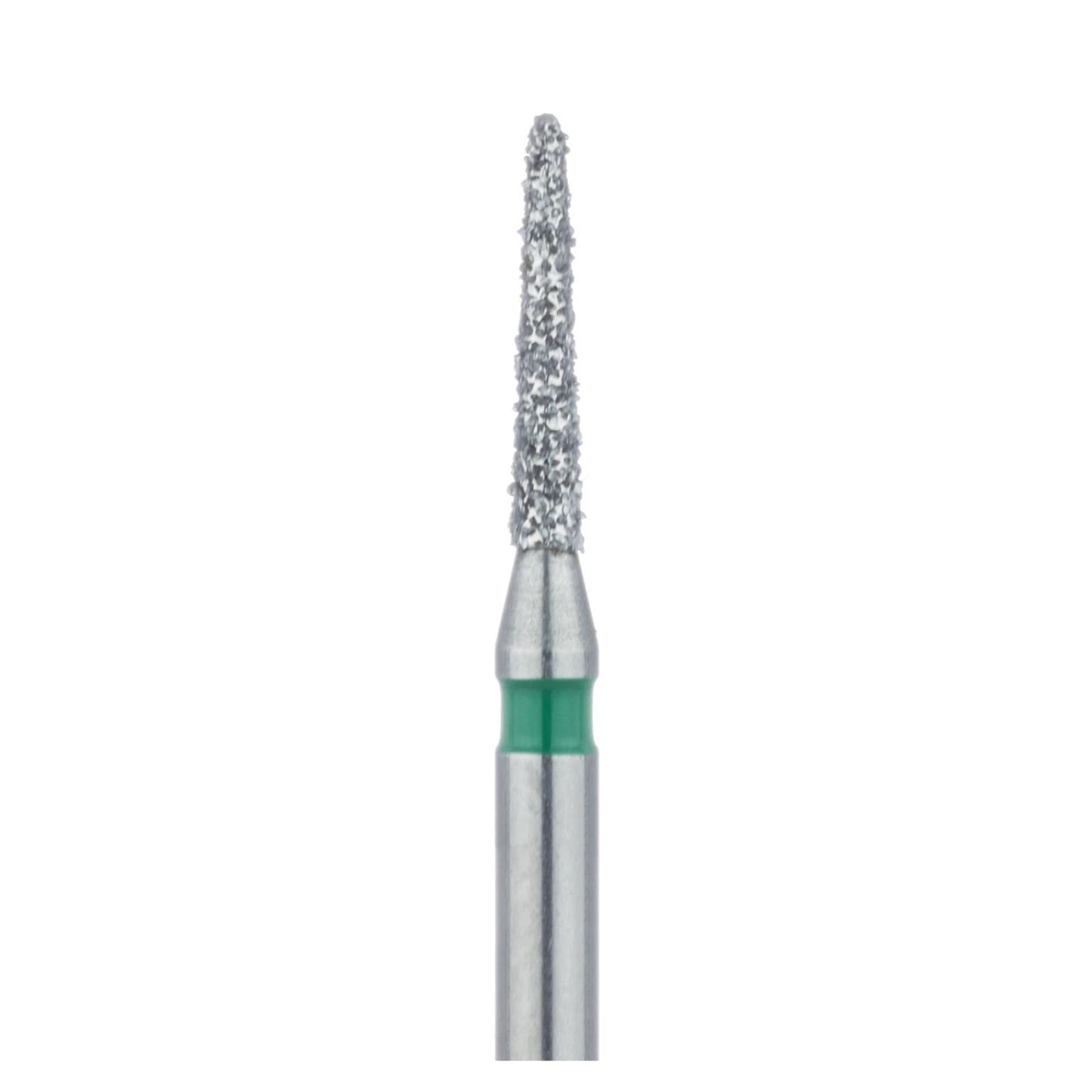Meisinger Multi-Use Diamond Bur, FG, Modified Torpedo, #877G, 1.2 mm, Coarse, Green, 5/Pk, 877G-012-FG thumbnail 4