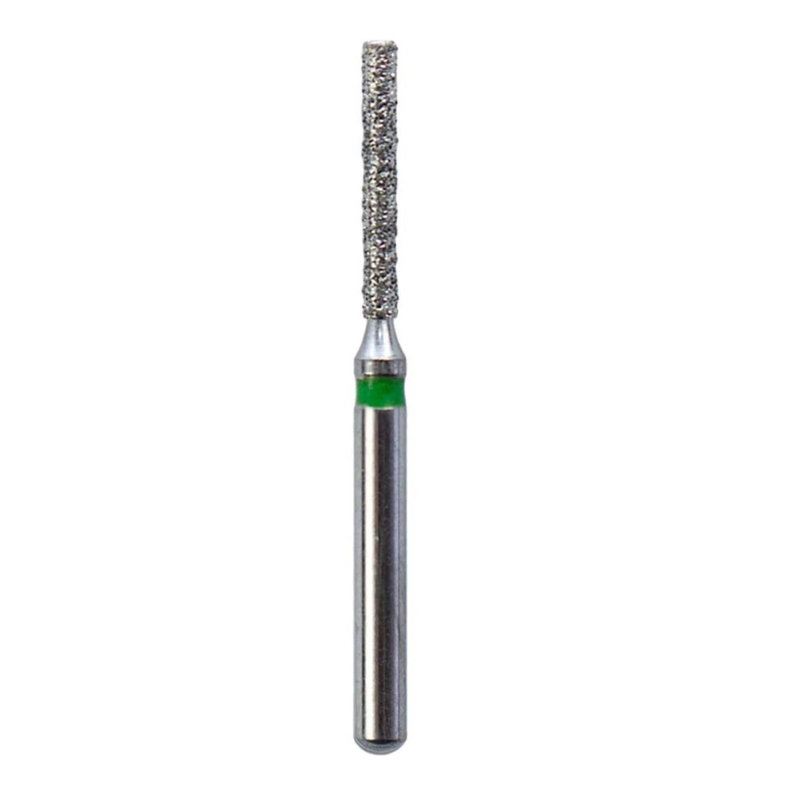 Kerr SimpliCut Sterile Single-Use Diamond Bur, Coarse Grit, Flat End Cylinder, Friction Grip, 25/Pack, C837-010-D thumbnail 2