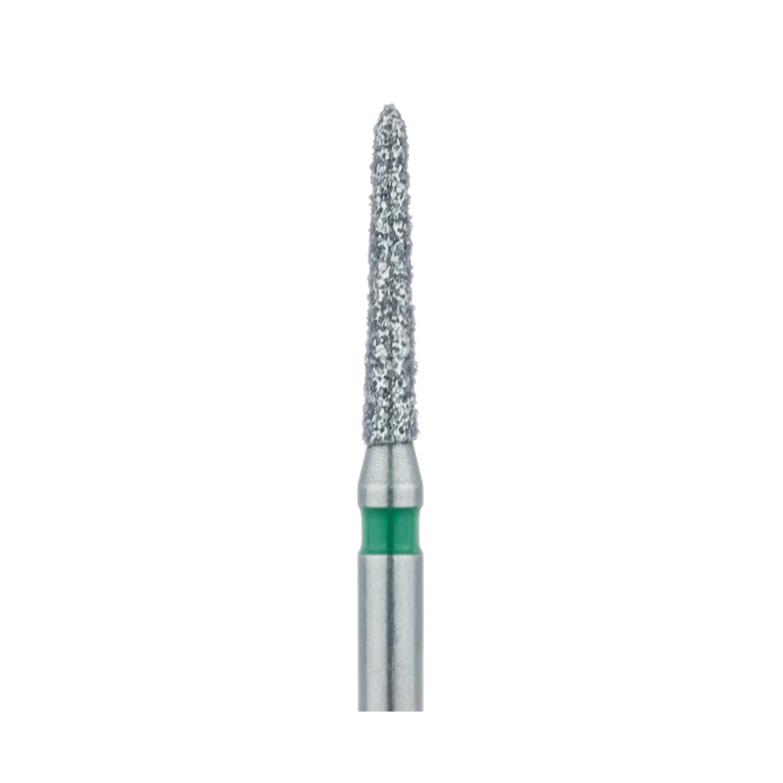 Meisinger Multi-Use Diamond Bur, FG, Modified Torpedo, #878G, 1.4 mm, Coarse, Green, 5/Pk, 878G-014-FG thumbnail 4