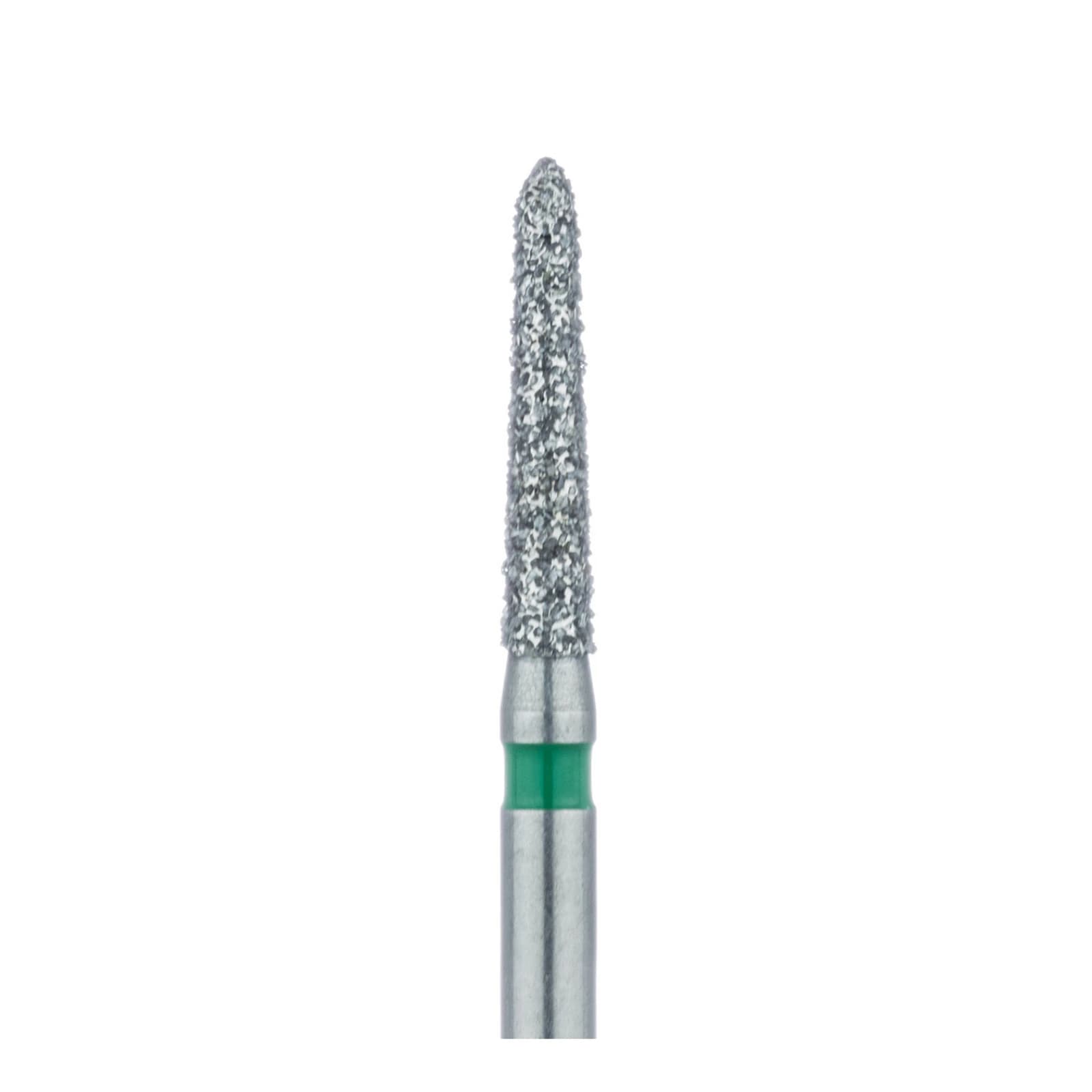Meisinger Multi-Use Diamond Bur, FG, Modified Torpedo, #878G, 1.6 mm, Coarse (Green), 5/Pk, 878G-016-FG thumbnail 5
