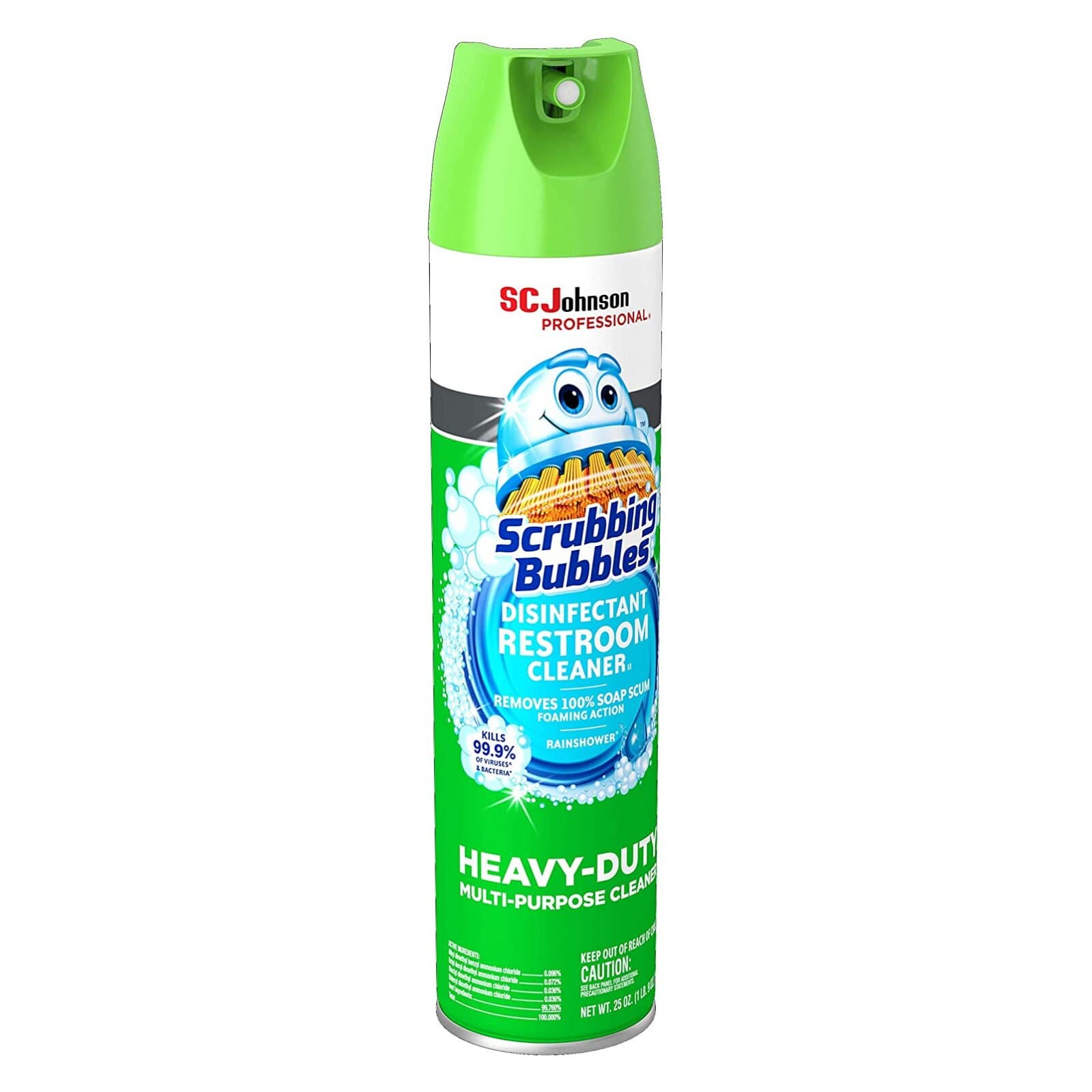 Scrubbing Bubbles Disinfectant Restroom Cleaner II, 25 oz Spray, 12/Case - Scrubbing Bubbles Disinfectant Restroom Cleaner II - Image 1