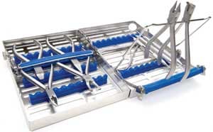 Hu-Friedy IMS Signature Series Double-Decker Orthodontic Cassette, 20-Instrument, Large, Red, IM5200-OR thumbnail 2