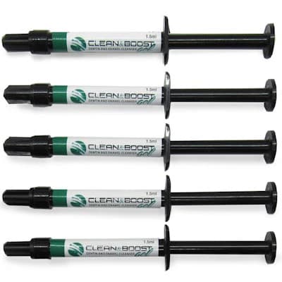 Clean & Boost Dentin and Enamel Cleanser Gel, 1.2 mL Syringe, 5/Pk with 20 Stat-Flo Tips, 90417 thumbnail 9