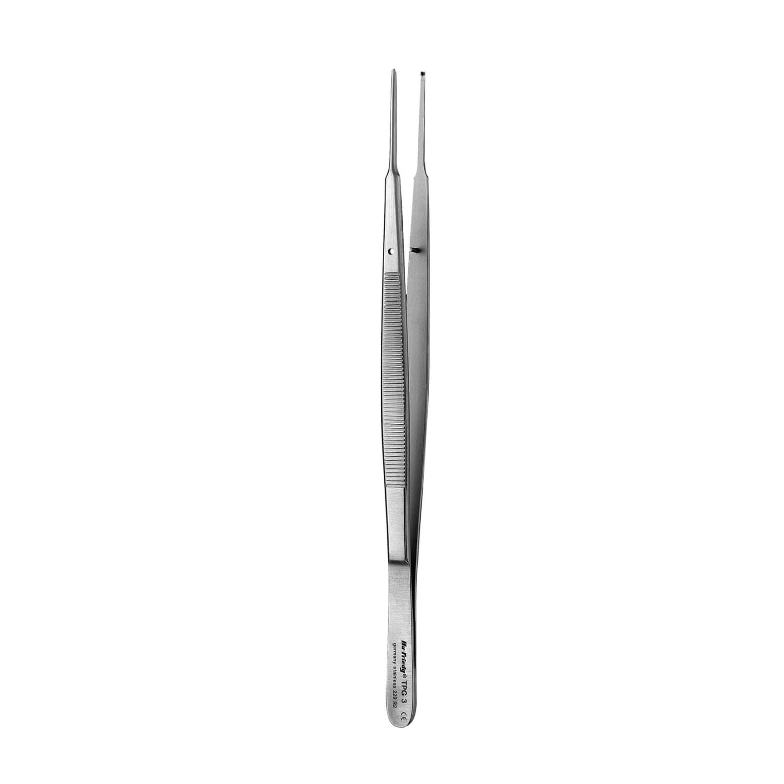 Hu-Friedy Gerald Tissue Pliers, 1x2 Teeth, Straight, 7" (TPG3) thumbnail 2