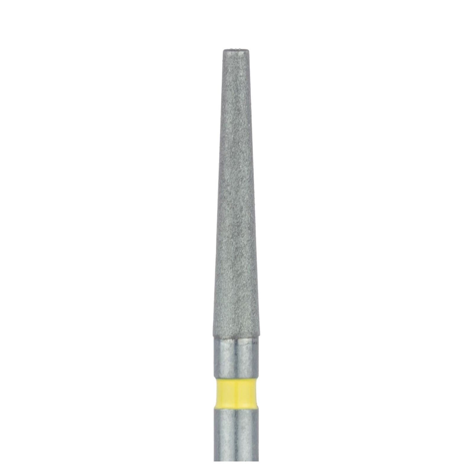 Meisinger 848C-016 Extra Fine Diamond Bur, Flat End Tapered, FG, 1.6mm, 5/Pack thumbnail 3