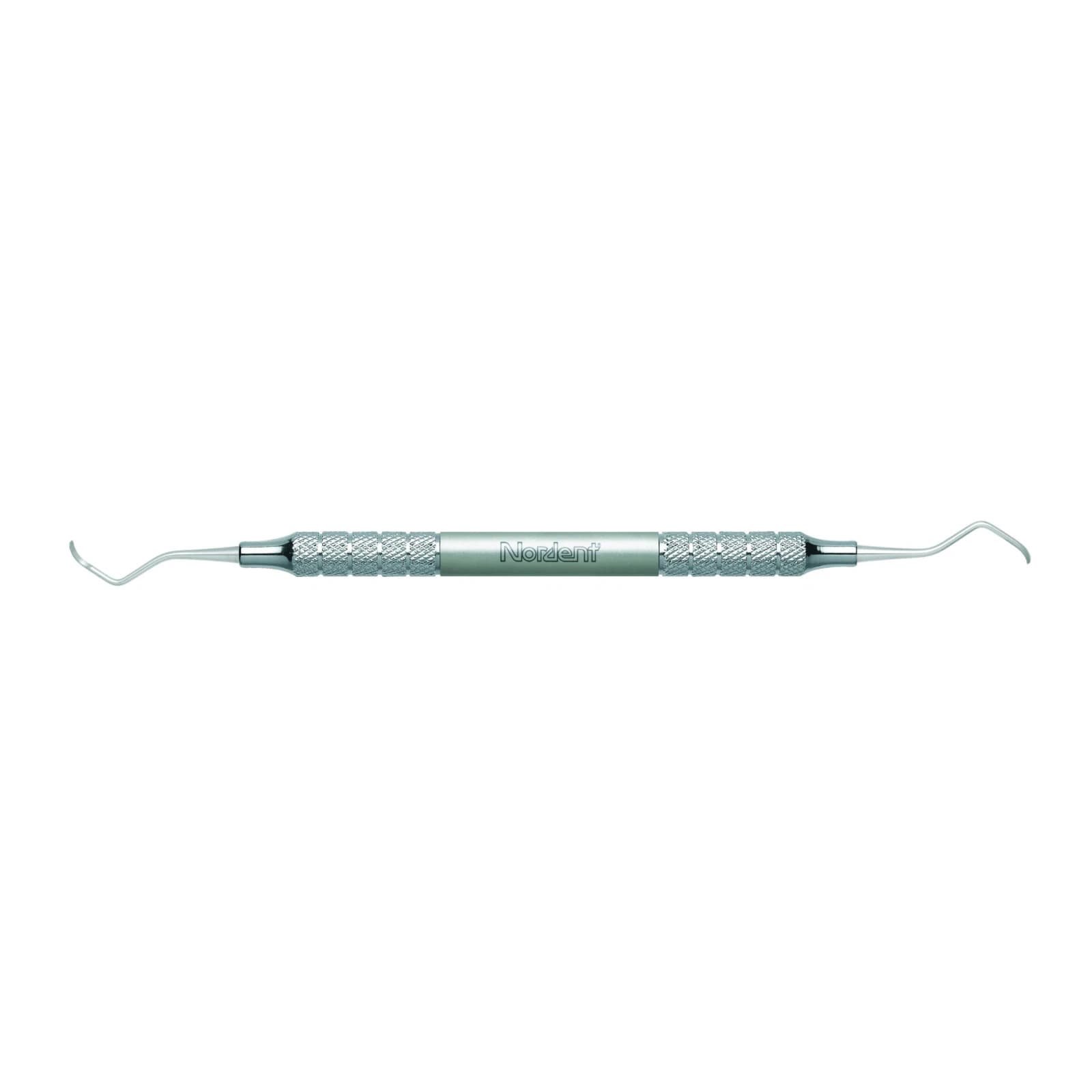 Nordent Relyant #6 Handle Goldman Fox #3 Double-Ended Universal Curette, Stainless Steel - Relyant&reg; Universal Curettes - Goldman Fox #3 - Relyant&reg; #6 - Image 1