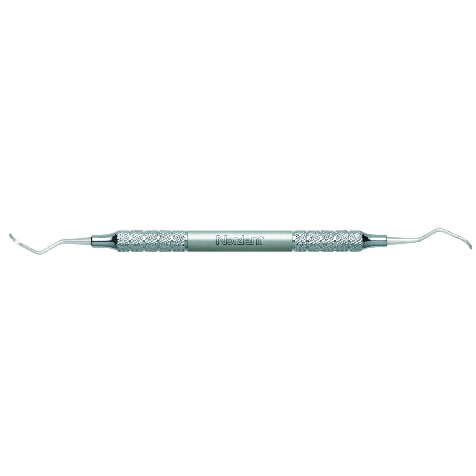 Nordent Relyant Goldman-Fox #4 Double-Ended Curette, #6 Handle, Stainless Steel - Curette DE Relyant Goldman Fox #4 #6 Handle - Image 1
