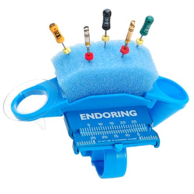 Jordco EndoRing II Hand-Held Endodontic Instrument Organizer with Metal Ruler, Blue, 1/Pk, ER2-S thumbnail 12