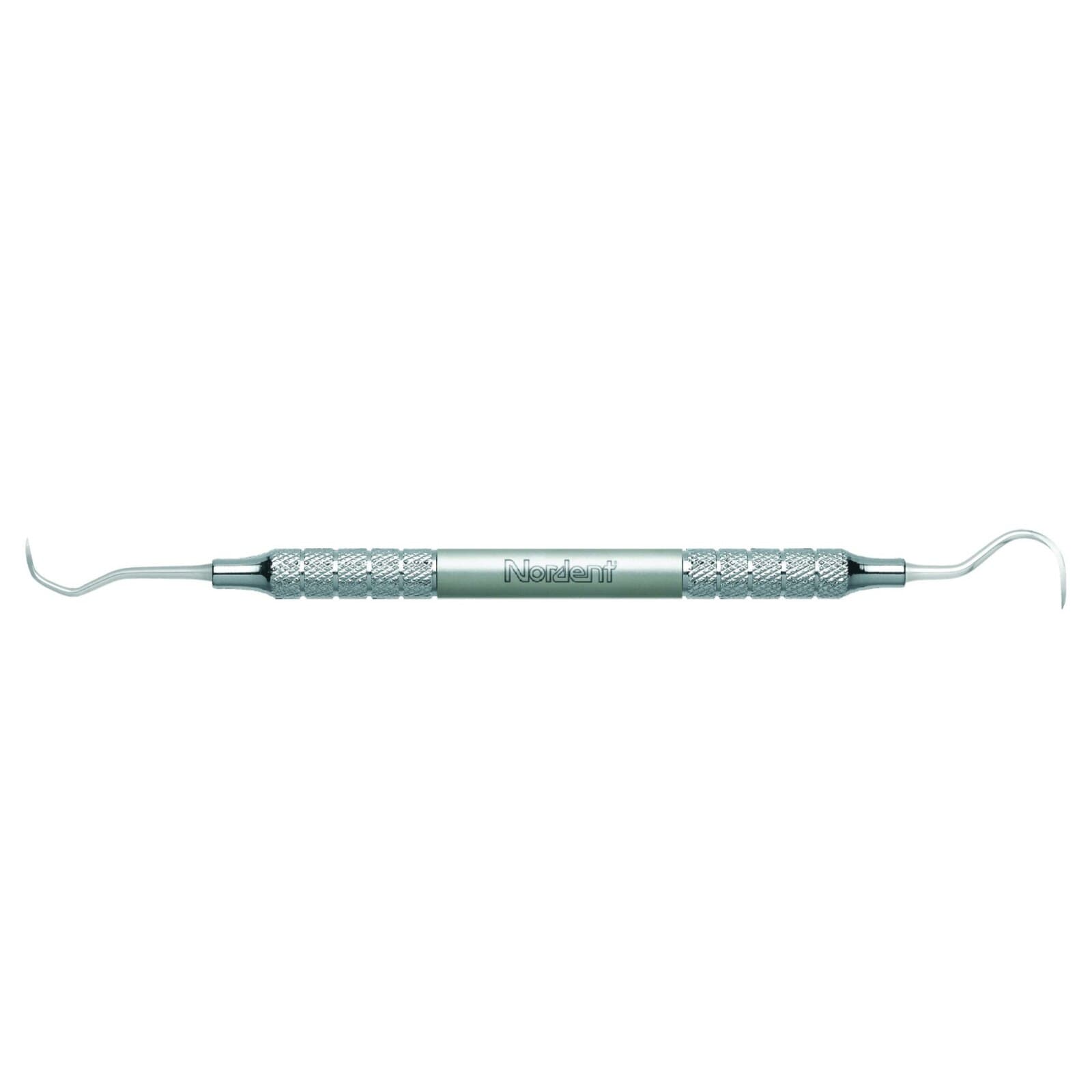 Nordent Relyant Double-Ended Scaler, Anterior Jacquette #1 / Sickle Towner U15, #6 Handle, Stainless Steel thumbnail 2