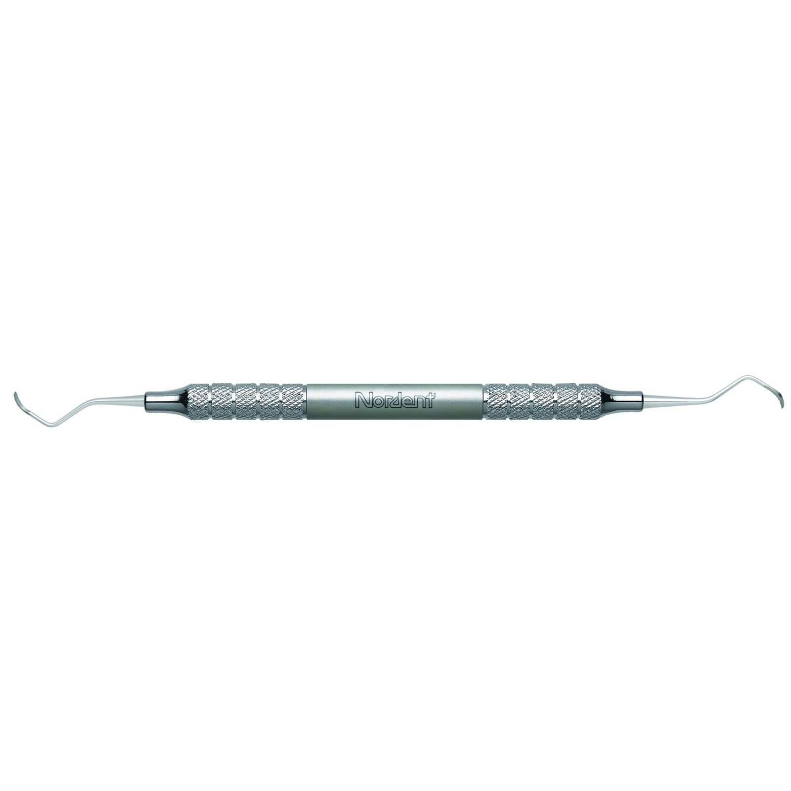 Nordent Relyant McCall Curette #13-14, Double-End, #6 Handle, Stainless Steel - Curette DE Relyant McCall #13-14 #6 Handle - Image 1
