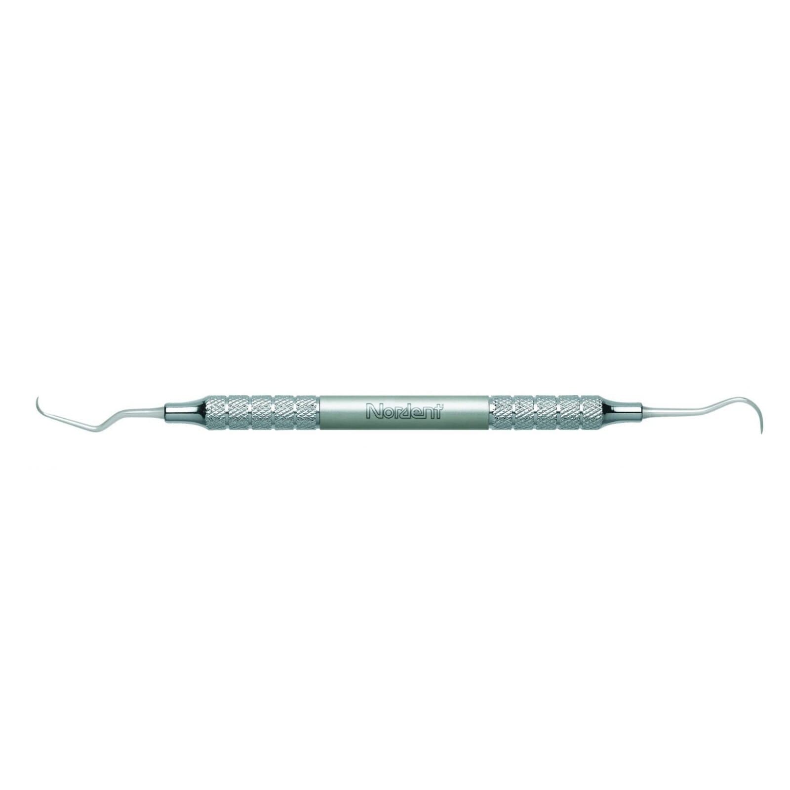 Nordent Relyant Scalette #N137, Anterior, Double-End, Relyant #6 Handle, Stainless Steel - Scalette DE Relyant Anterior #N137 #6 Handle - Image 1