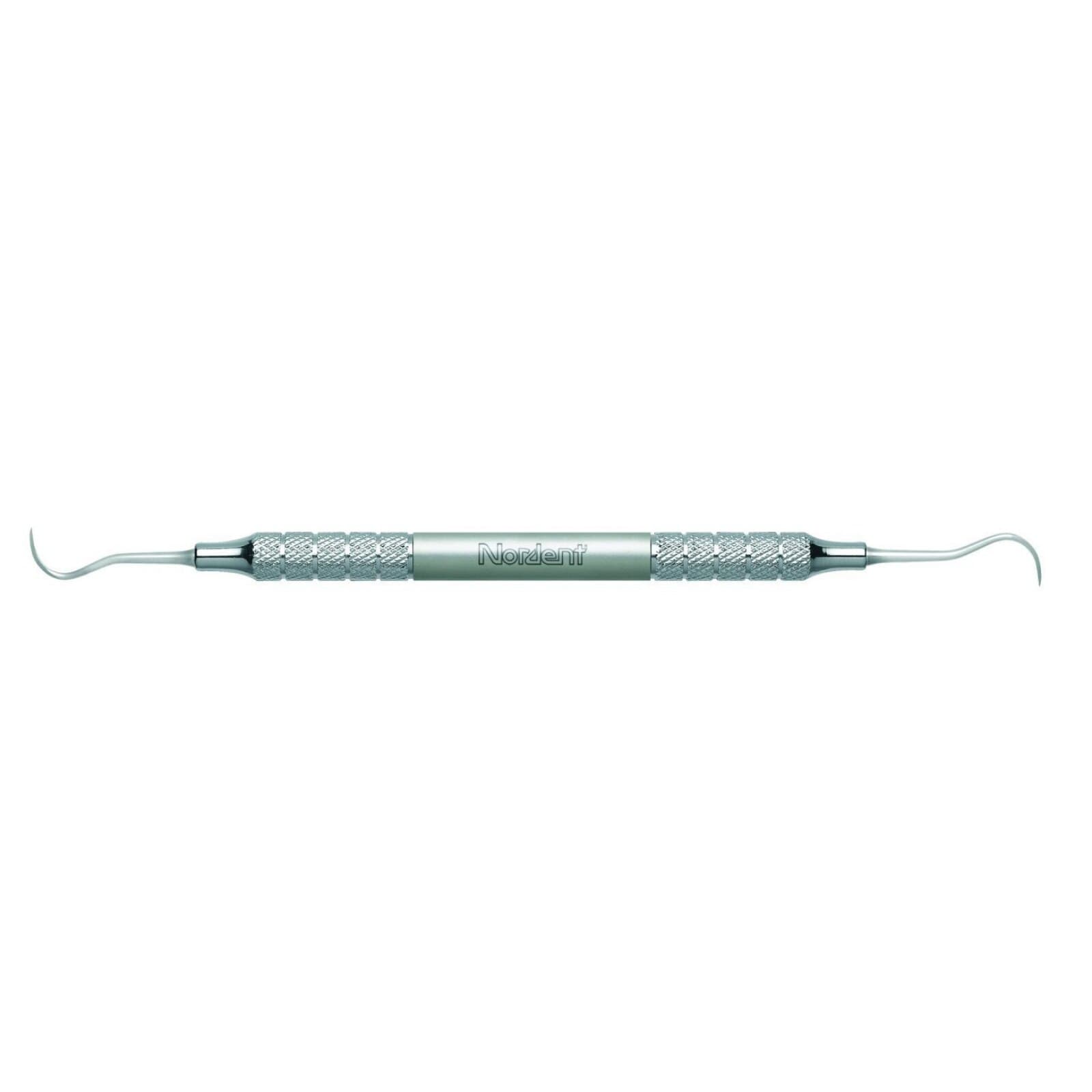 Nordent Relyant Scaler, Anterior Sickle, Double-End, N5-N5S Thin, #6 Handle, Stainless Steel thumbnail 2