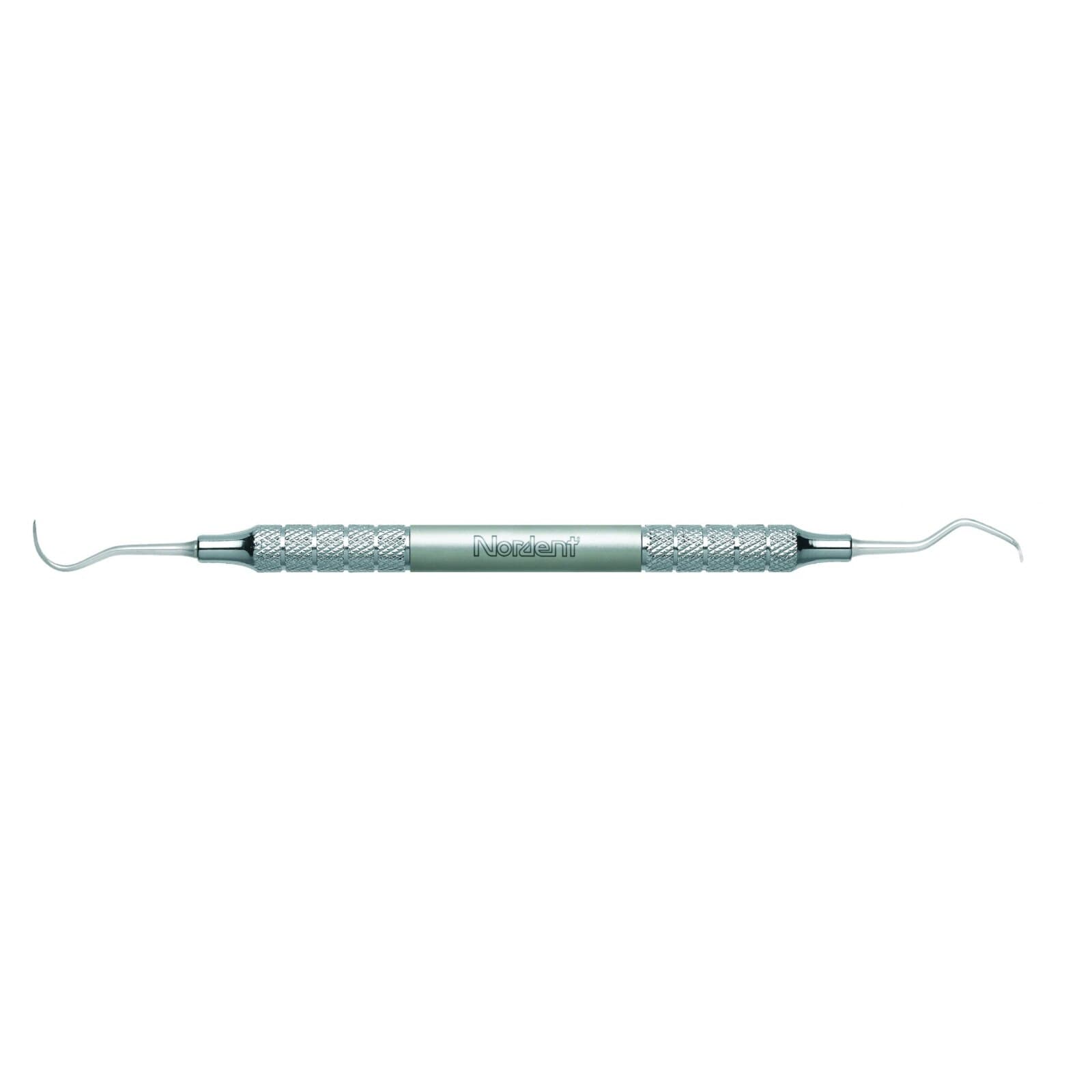 Nordent Relyant Scaler, Double-End Anterior Sickle N5 / Contra-Angle Hoe #48, Relyant #6 Handle, Stainless Steel, VSCN5-48 thumbnail 2