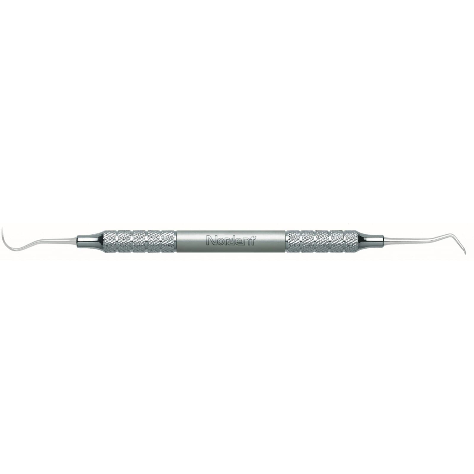 Nordent Relyant Scaler Double-End, N5 Sickle / N1 Contra-Angle Spoon, #6 Handle, Satin Steel, Stainless Steel, 1 Each thumbnail 8