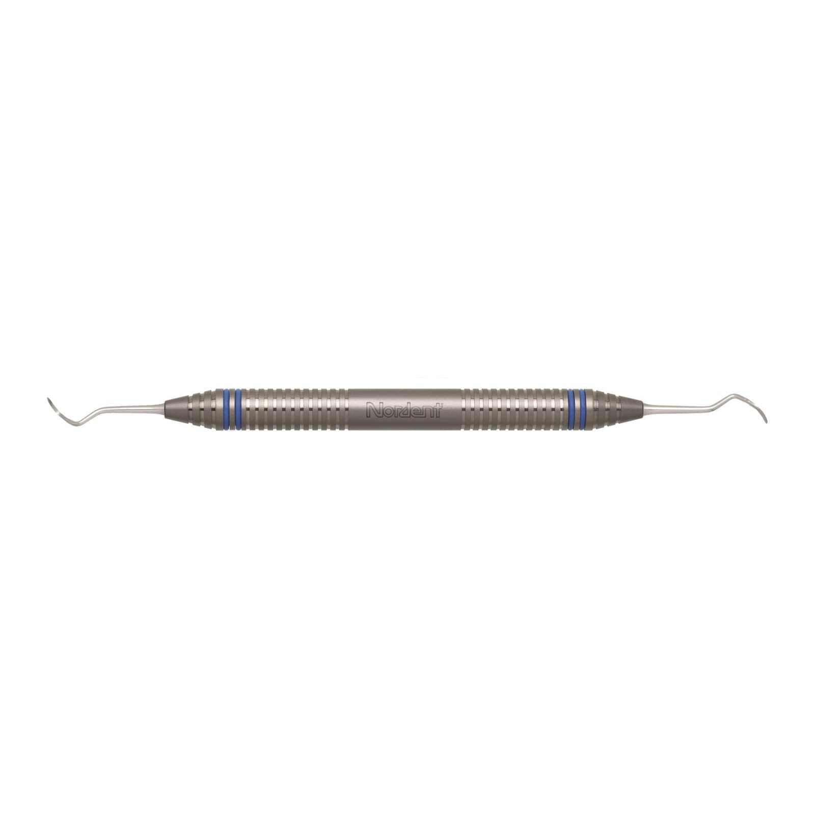 Nordent ImplaMate 204S Posterior Sickle Double-Ended Titanium Implant Scaler, DuraLite ColorRings Handle, CEIS204S thumbnail 3