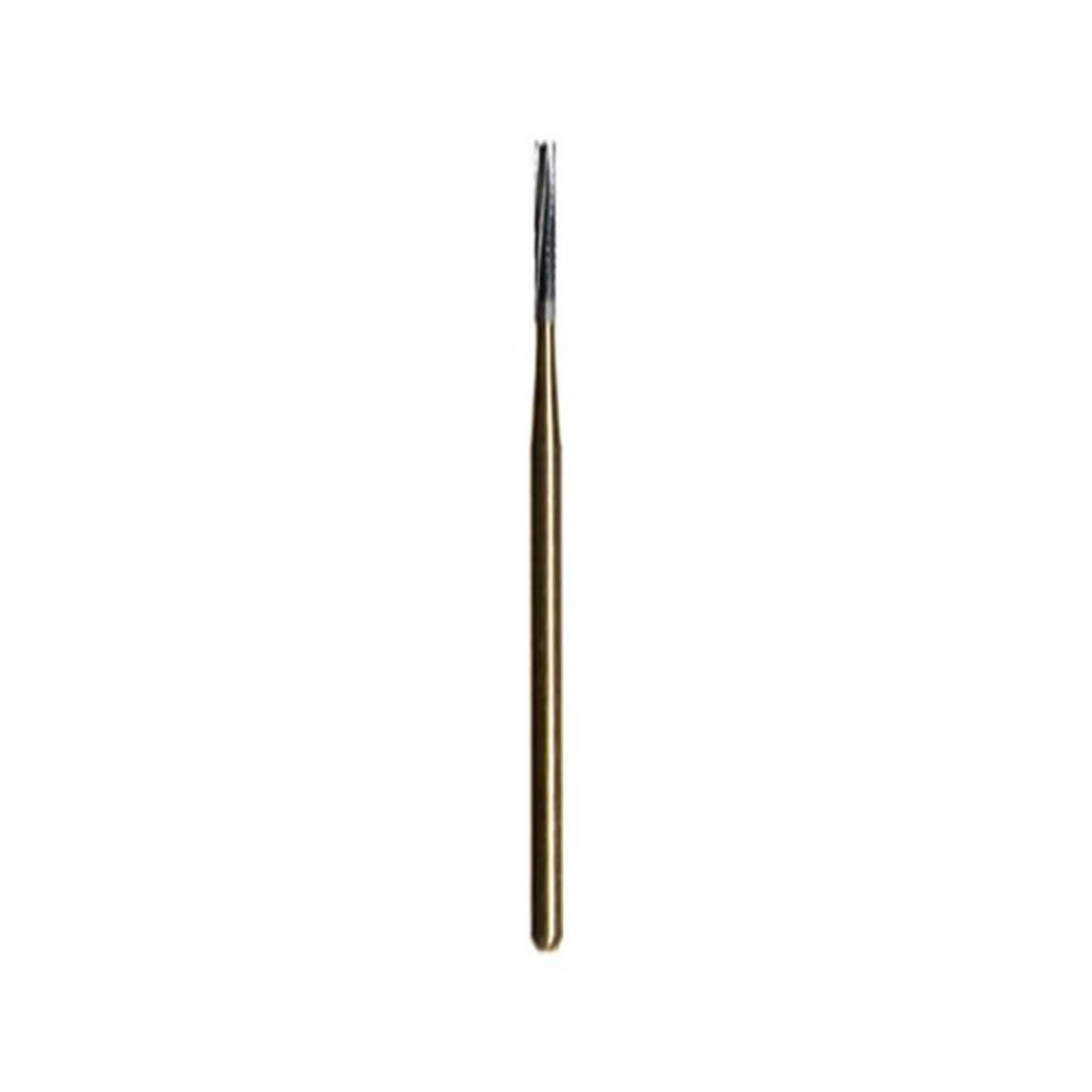 Midwest® #2057 FG Carbide Bur, Straight Fissure Fine Crosscut, Flat End, 1.0 mm Diameter, 3.7 mm Length, 10/Pkg, 389560 thumbnail 2